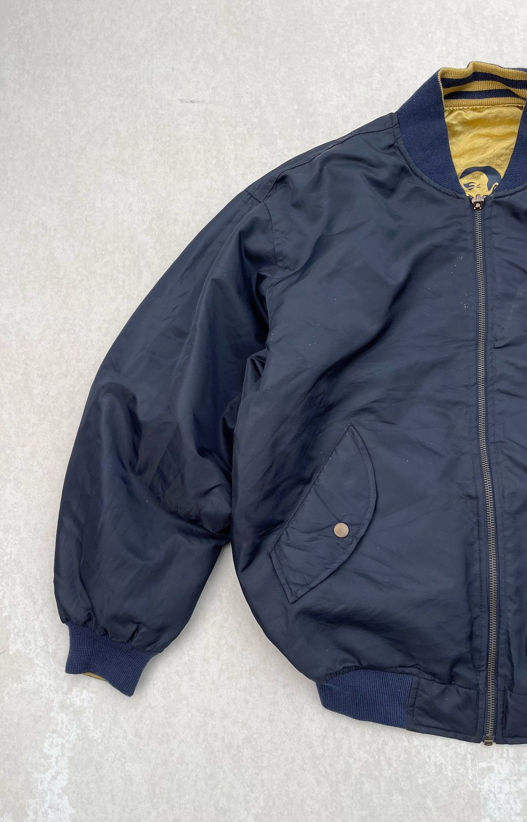 Japanese Brand × Vintage 🔥Vintage Suntory Boss Coffee Reversible Flight Bomber Jacket Size US M / EU 48-50 / 2 - 7 Thumbnail