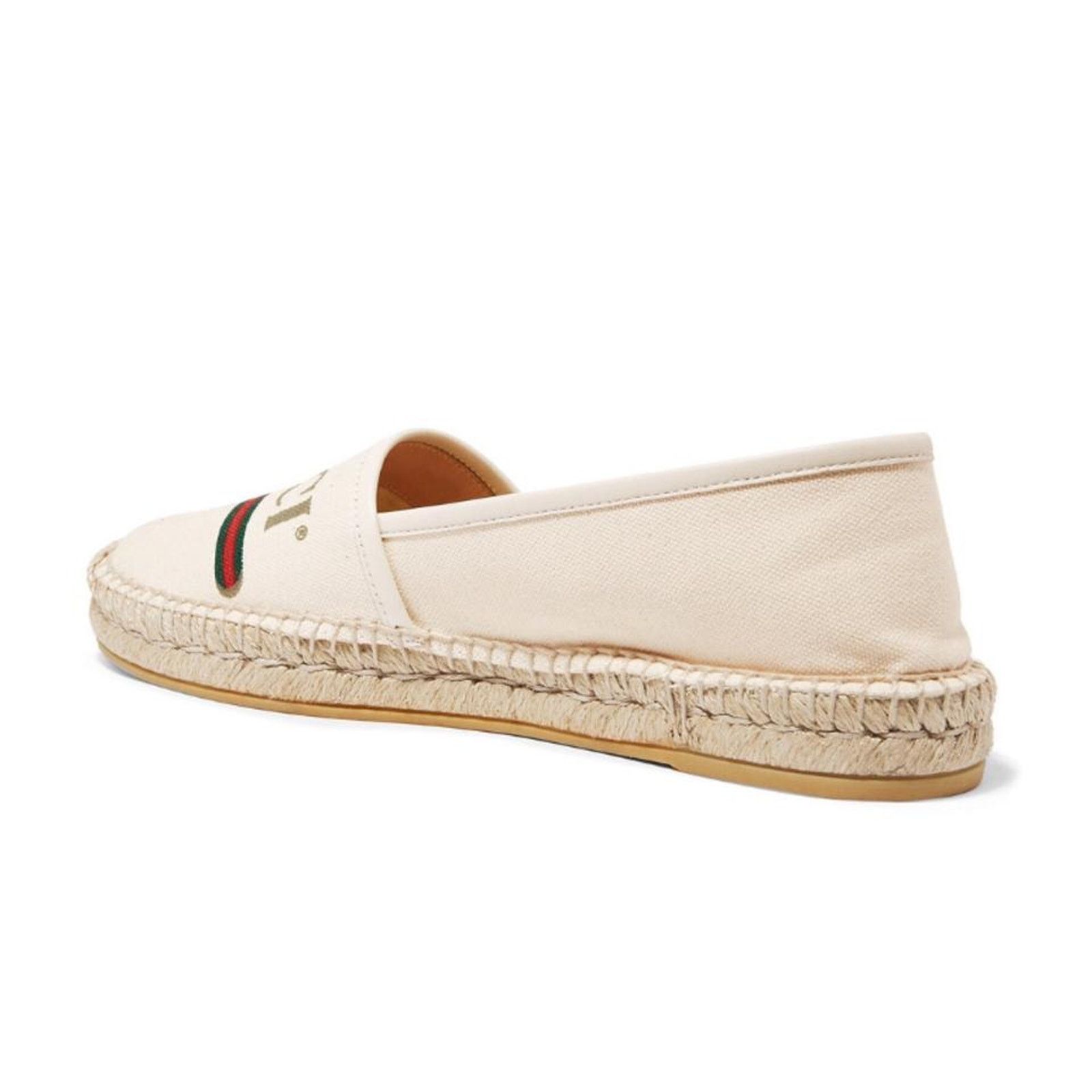 Gucci logo printed canvas espadrilles Size US 8.5 / IT 38.5 - 4 Thumbnail