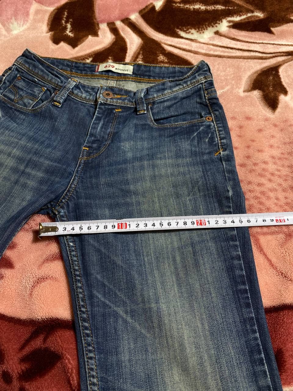 Levi's × Vintage Vintage Levis 629 Flared Faded Blue Jeans Distressed Size US 26 / EU 42 - 7 Thumbnail