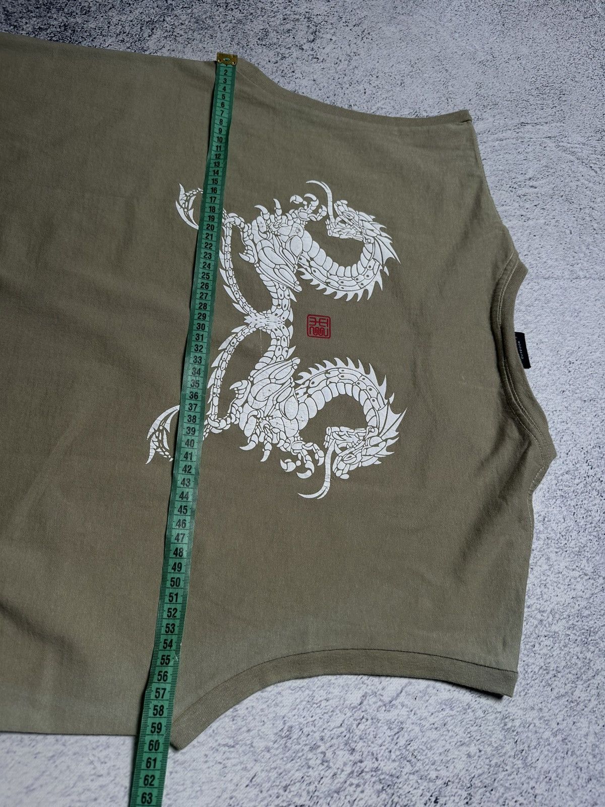 Stussy Vintage 90s Stussy Outdoor Dragon Print Tank Top T shirt Size US XL / EU 56 / 4 - 13 Thumbnail