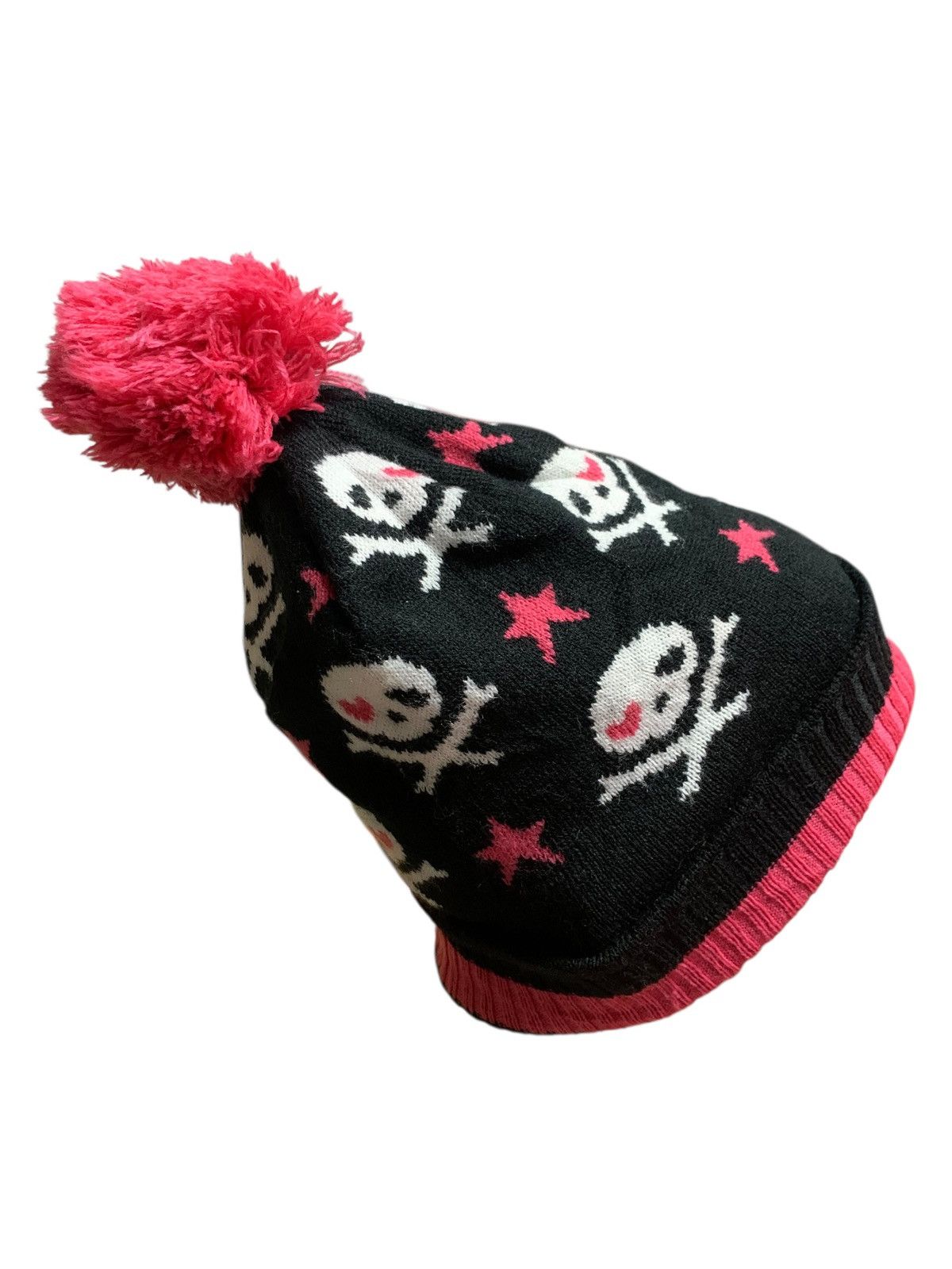 Designer × Japanese Brand × Kapital Rare Skull Roses Cuffed Beanie Hat Size ONE SIZE - 4 Thumbnail