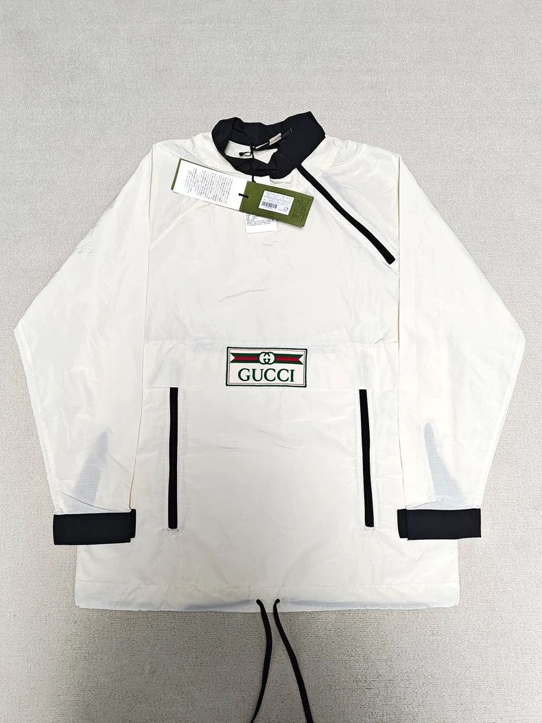 Gucci 23ss nylon label contrast color sweatshirt 2502-Nexta