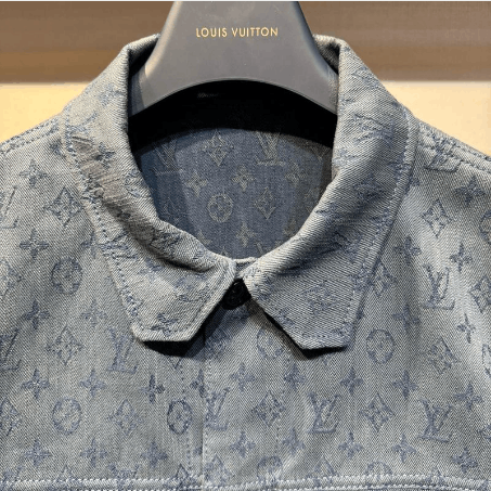 Louis Vuitton Louis Vuitton Monogram Jacquard Denim Jacket Size US M / EU 48-50 / 2 - 3 Thumbnail