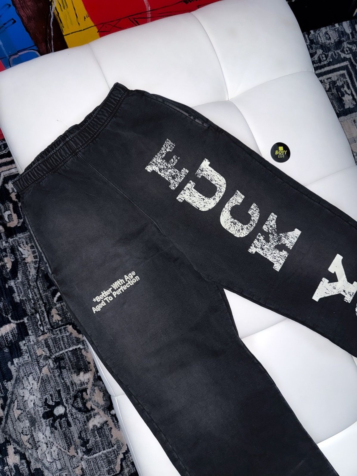 Better With Age Fuck you logo sweatpants LARGE Size US 34 / EU 50 - 2 Thumbnail