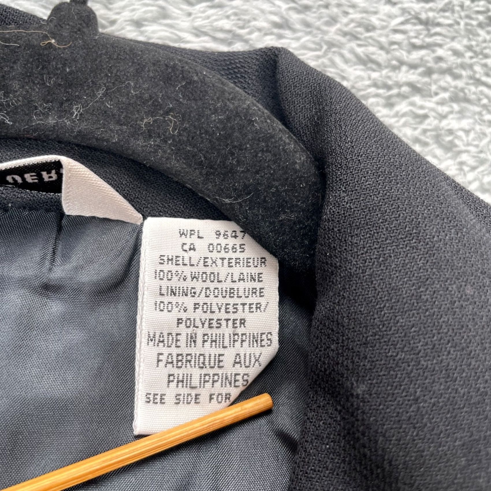 Eddie Bauer VINTAGE Eddie Bauer Jacket Womens XS Black Peacoat Double Breasted Wool Jacket Ladies 2XS Winter Fall Classic Size XXS / US 00 / IT 34 - 5 Thumbnail