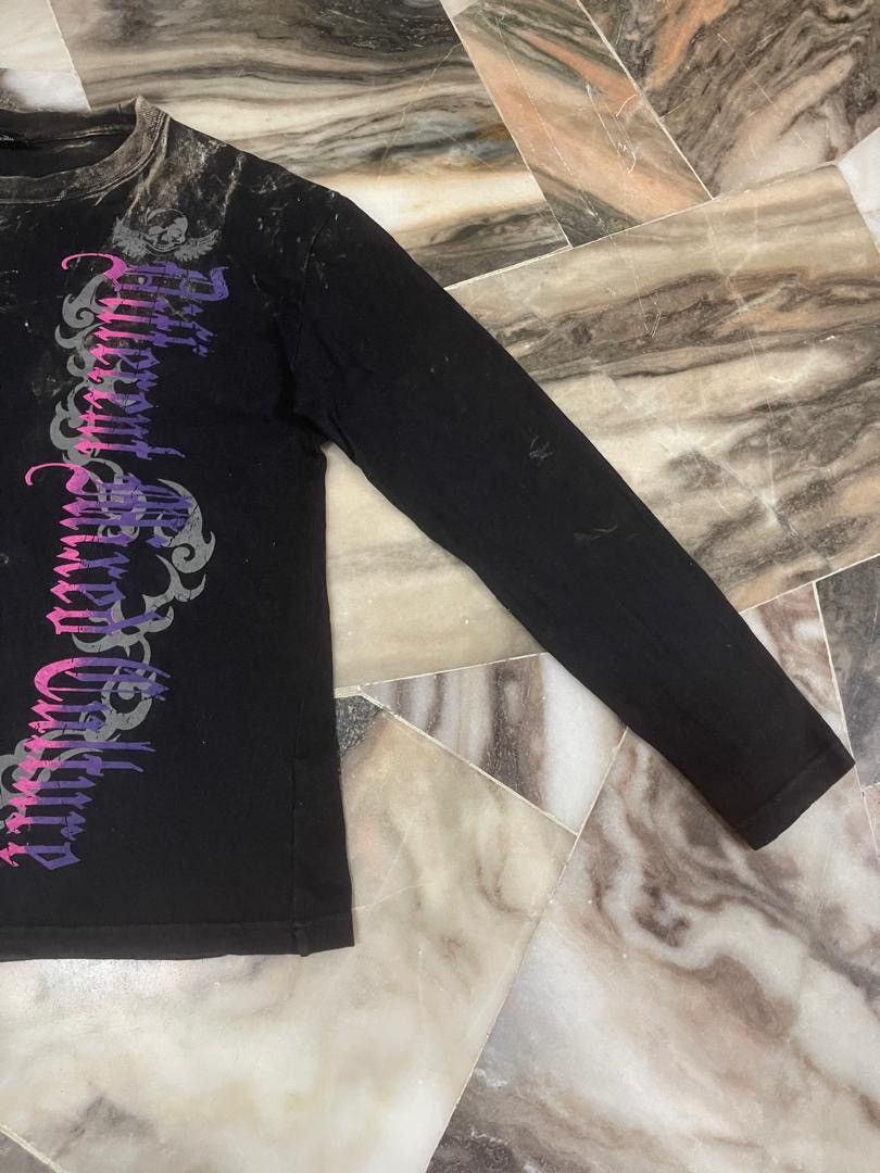 Hysteric Glamour Sun Faded Poem Skull Gothic Seditionaries Shirt Size US L / EU 52-54 / 3 - 5 Thumbnail