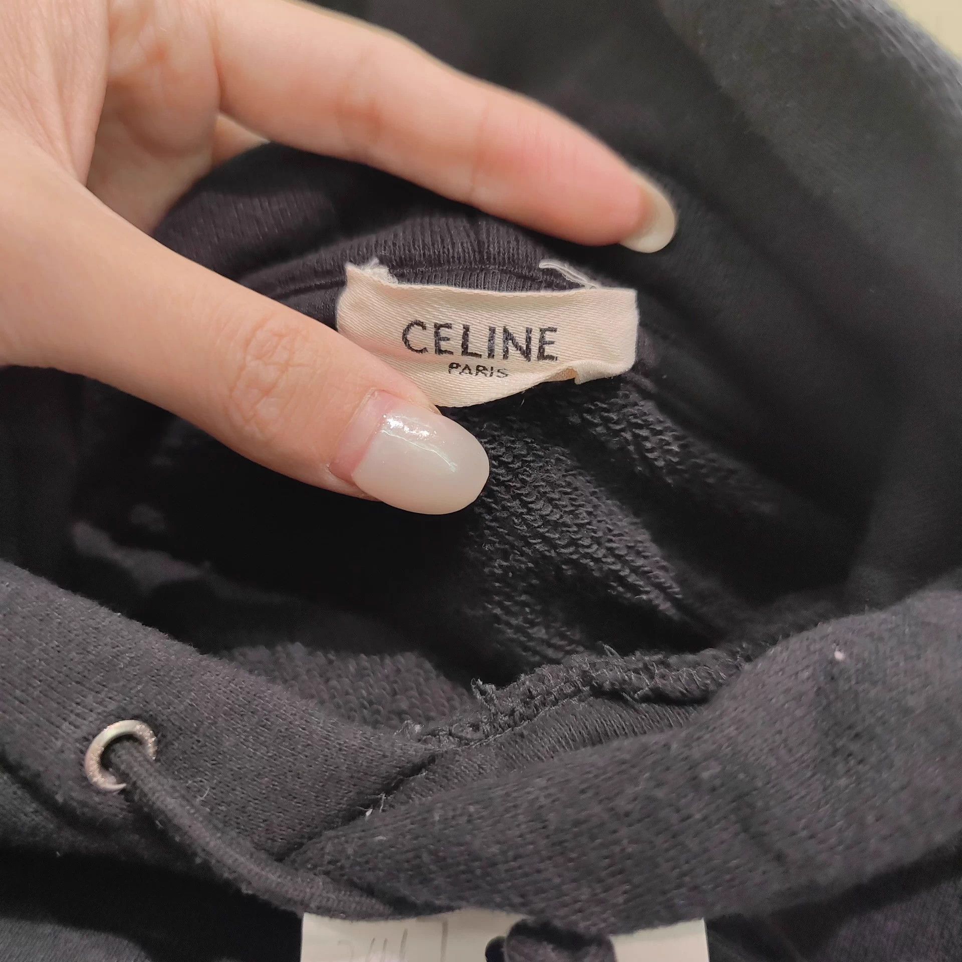 Celine Celine Black 99 New Sweatshirt S Size Size S / US 4 / IT 40 - 3 Thumbnail