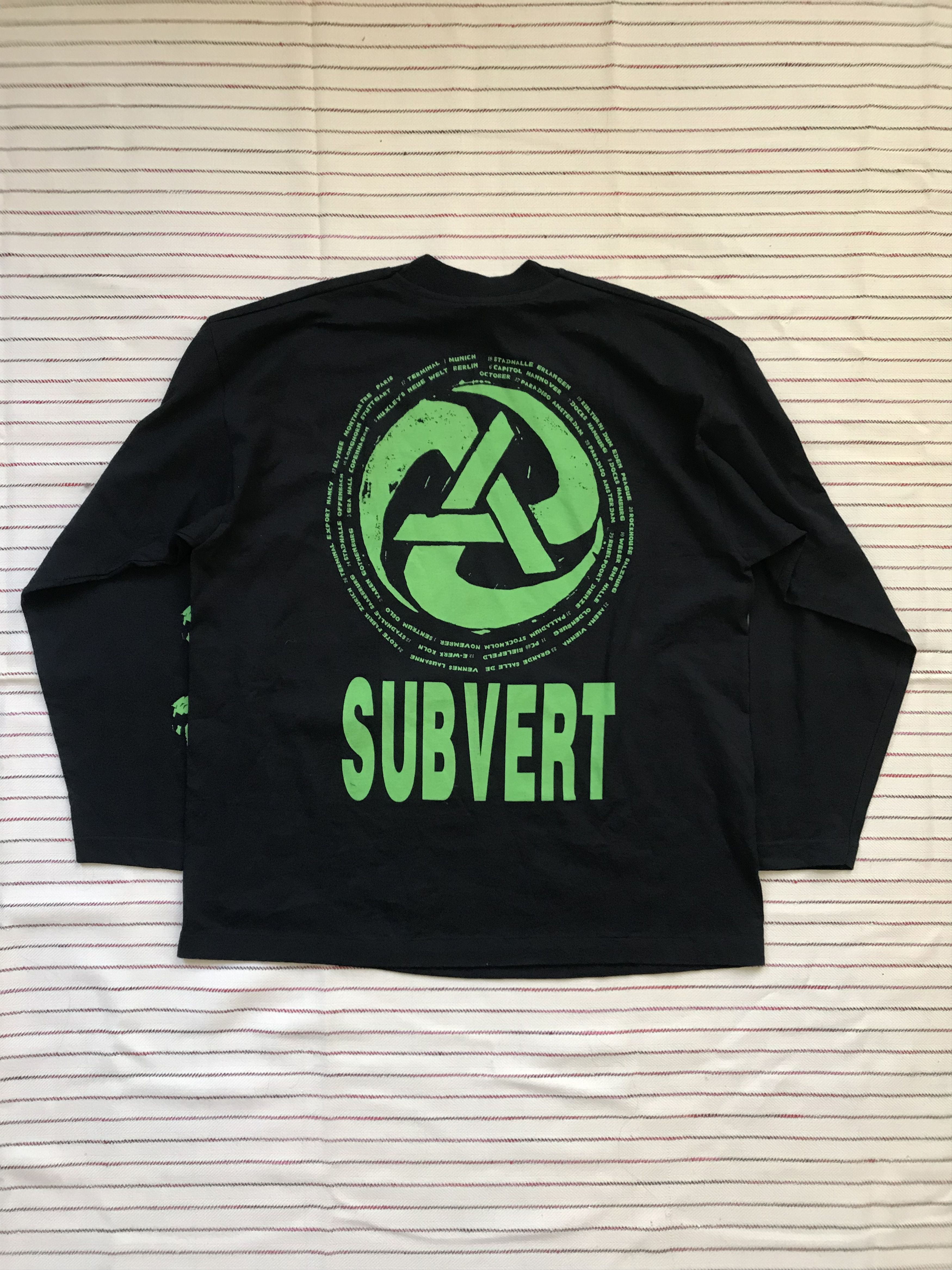 Band Tees × Vintage 90s Vintage The Levellers Subvert 1993 Tour Longsleeve Size US XL / EU 56 / 4 - 2 Thumbnail