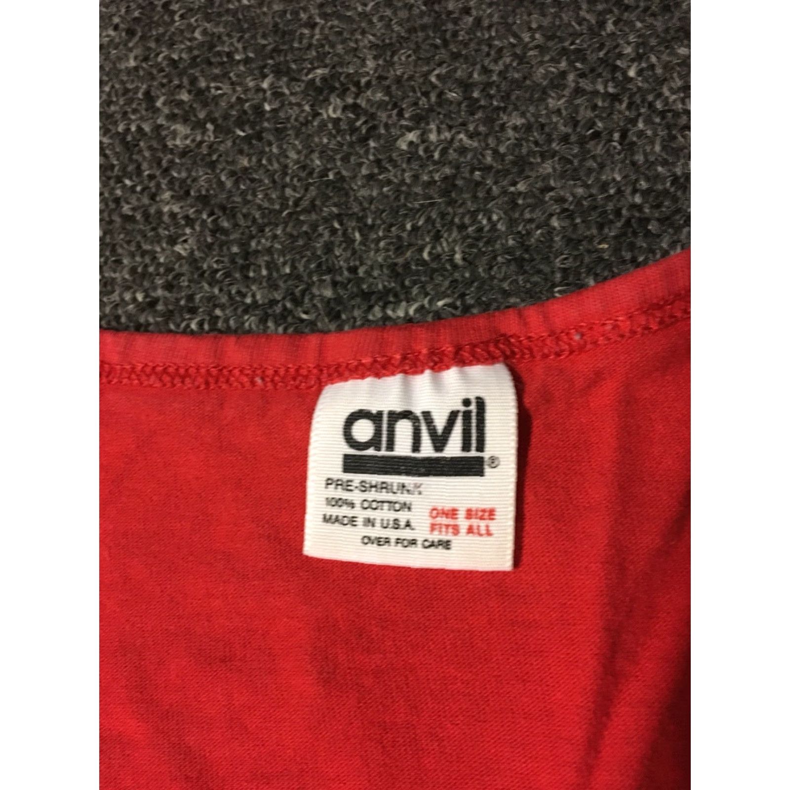 Anvil VINTAGE The Rules Funny Women’s Sleeping Shirt Nightgown USA Anvil Red 80s 90s 70s Cartoon Humor Womens One Size USA Size ONE SIZE - 4 Thumbnail