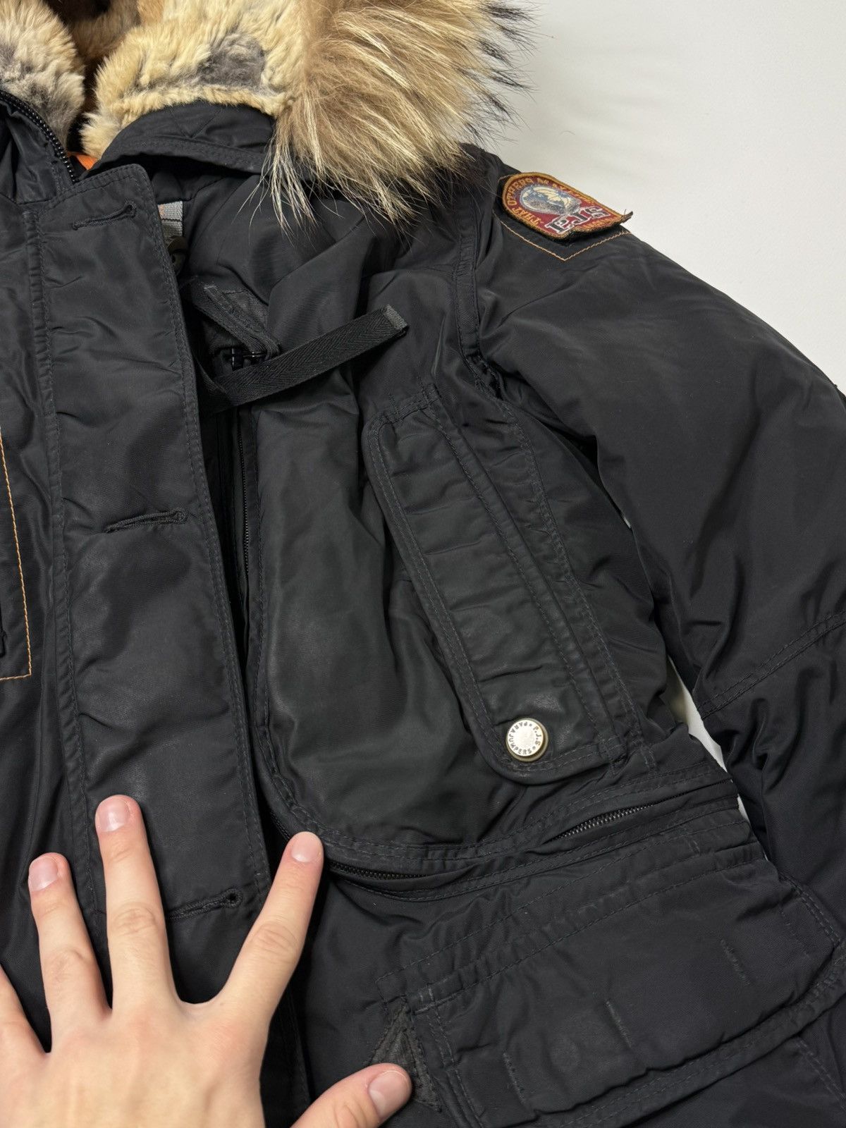 Parajumpers PJS Parajumpers fur Down jacket 210 squadron parka luxury Size S / US 4 / IT 40 - 5 Thumbnail