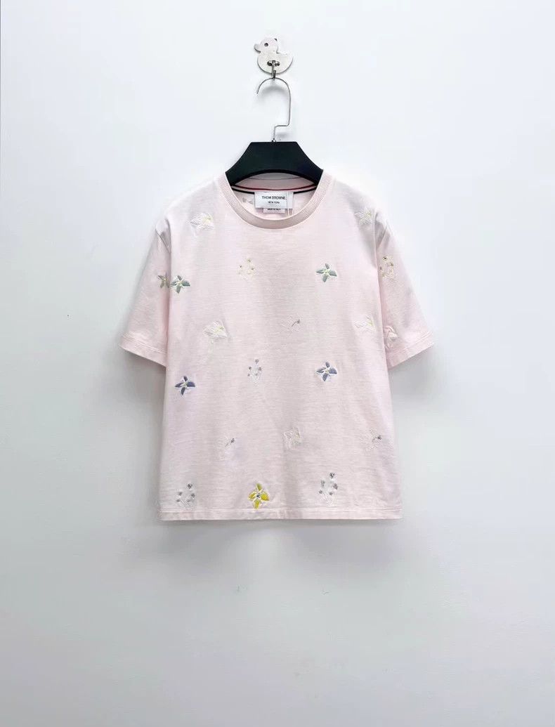 Thom Browne Thom Browne Light pink short sleeves Size XS / US 0-2 / IT 36-38 - 1 Thumbnail