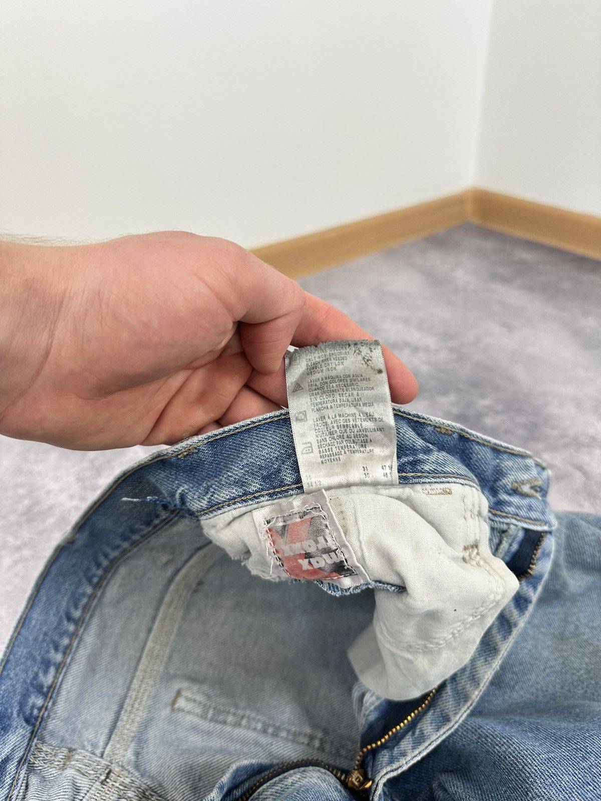 Dickies Vintage Dickies Light Blue Carpenter Baggy USA Work Pants Size US 34 / EU 50 - 15 Thumbnail