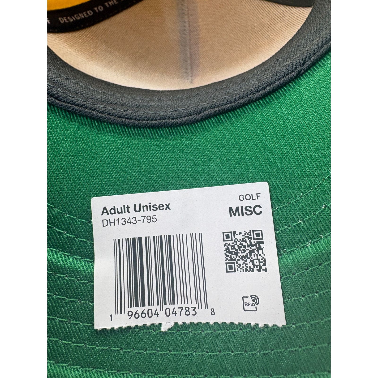 Nike Nike True Retro72 Golf Snapback Hat Cap Mens Women Yellow Size ONE SIZE - 6 Thumbnail