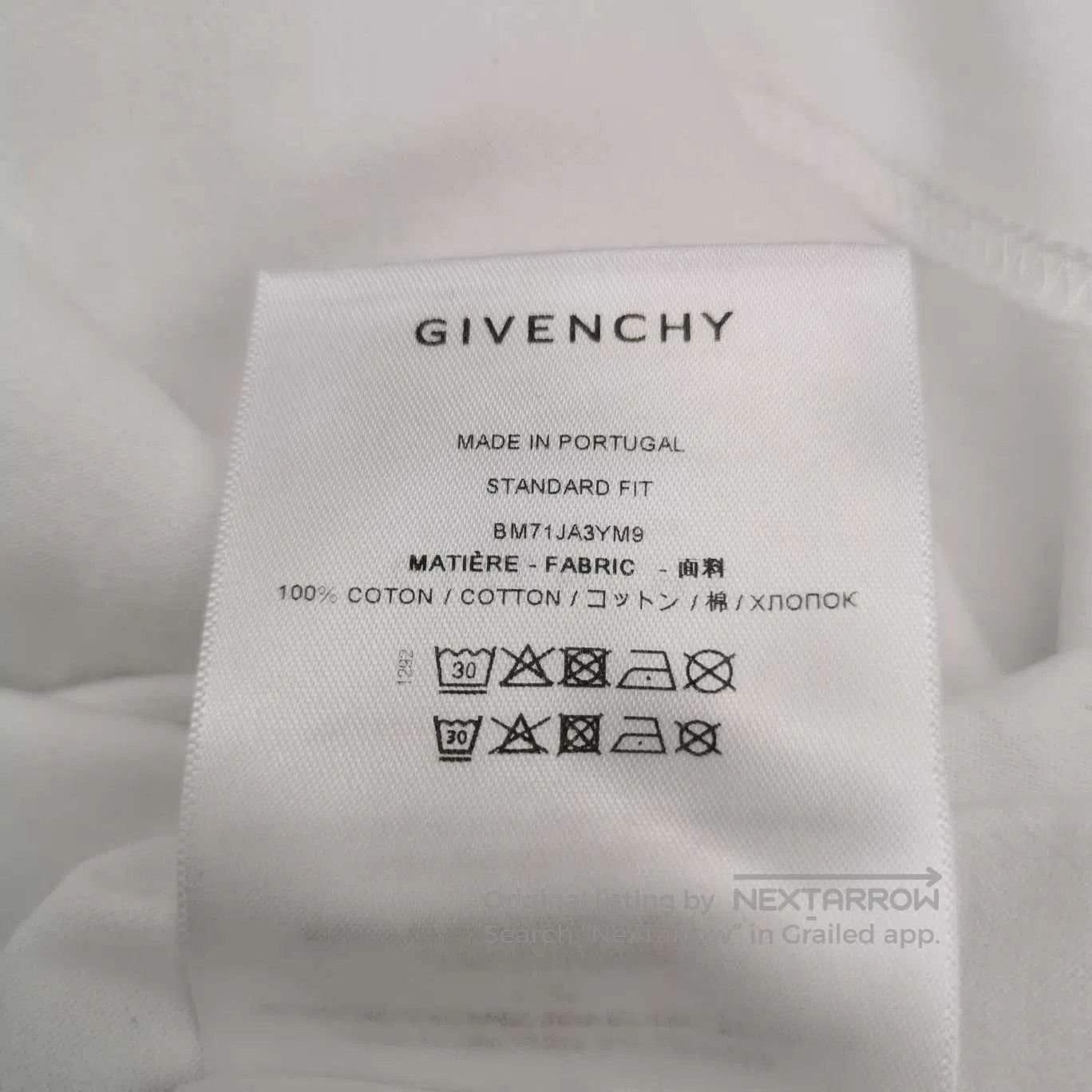Givenchy Givenchy Cotton Logo Crewneck T-Shirt XXXL. Size US XXL / EU 58 / 5 - 9 Thumbnail