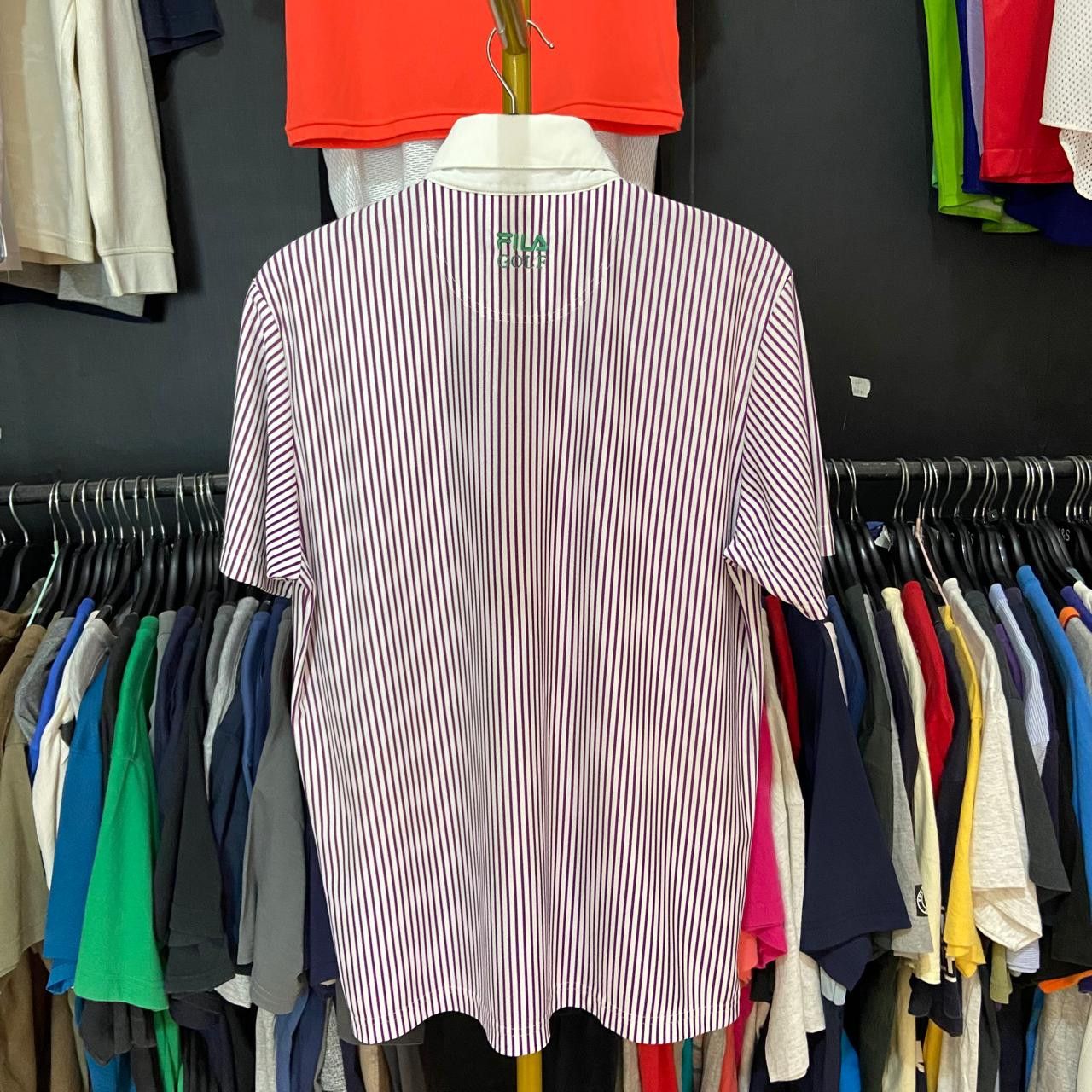 Fila FILA GOLF Striped Collar Shirt Size M / US 6-8 / IT 42-44 - 2 Thumbnail