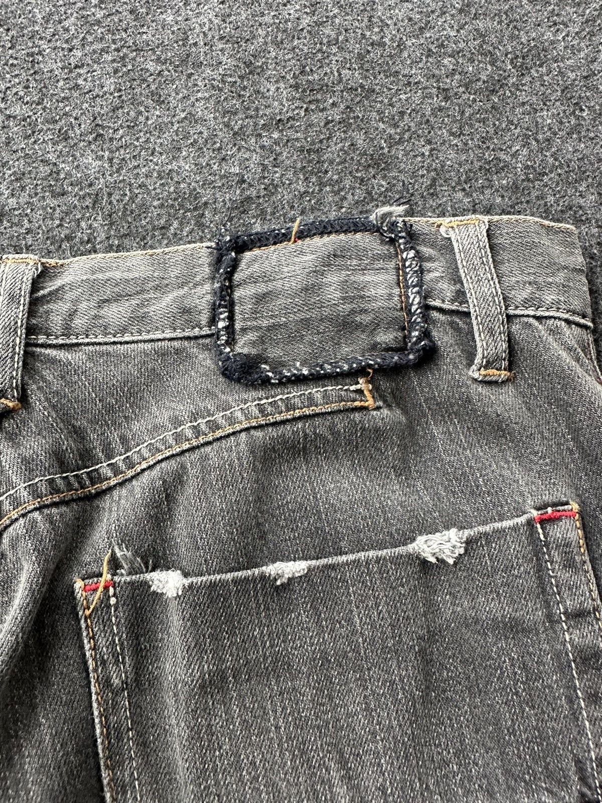 Beauty Beast × If Six Was Nine × Japanese Brand Vintage Free Gate Grey Denim D255 Size US 30 / EU 46 - 8 Thumbnail
