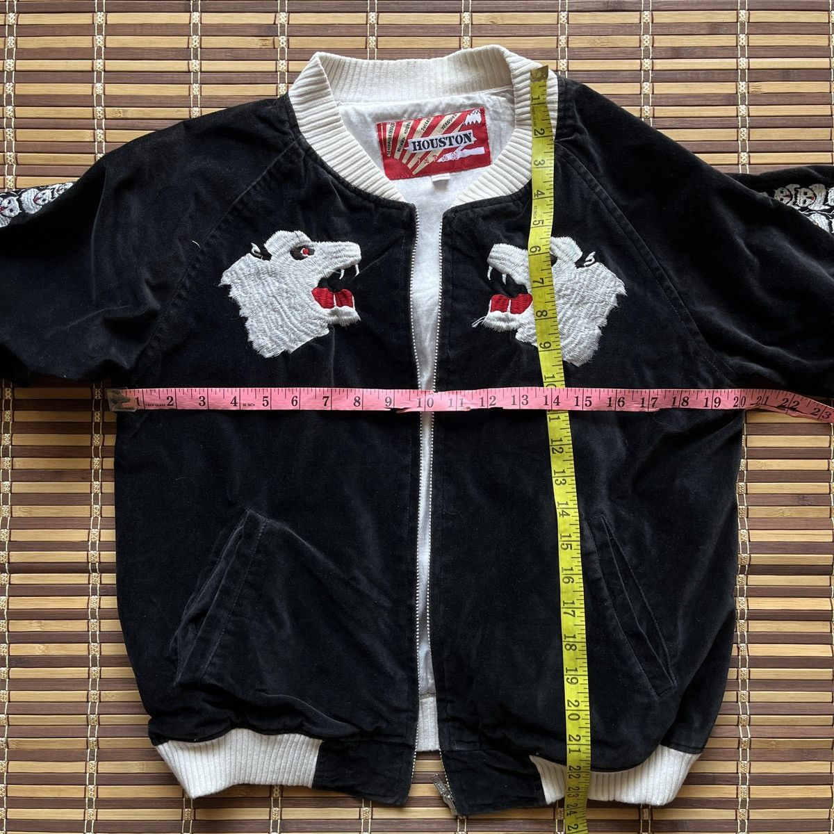 Toyo Enterprises × Vintage Vintage WW2 Velvet Sukajan Embroidery Japan Bomber Jacket Size US M / EU 48-50 / 2 - 19 Thumbnail