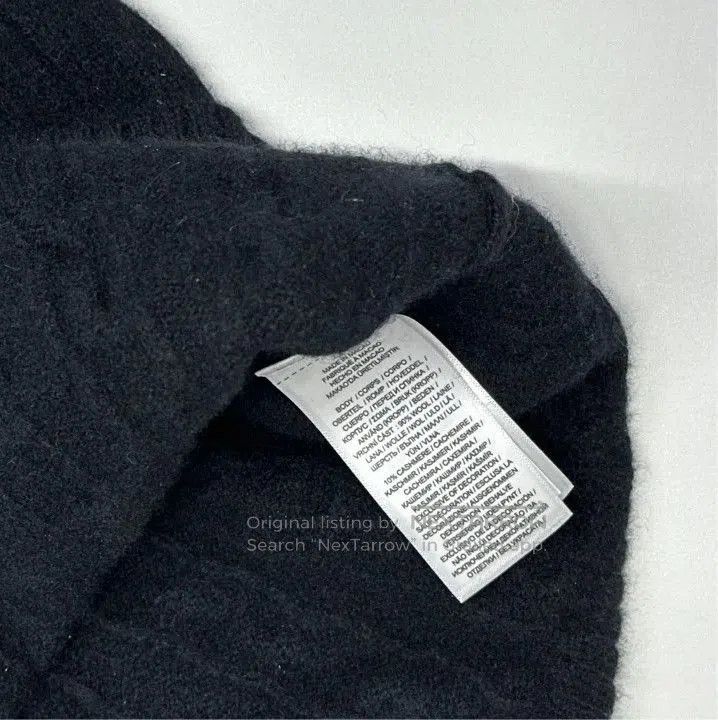 Polo Ralph Lauren Polo Ralph Lauren Men's Black Cable Knit Wool Sweater. Size US S / EU 44-46 / 1 - 3 Thumbnail