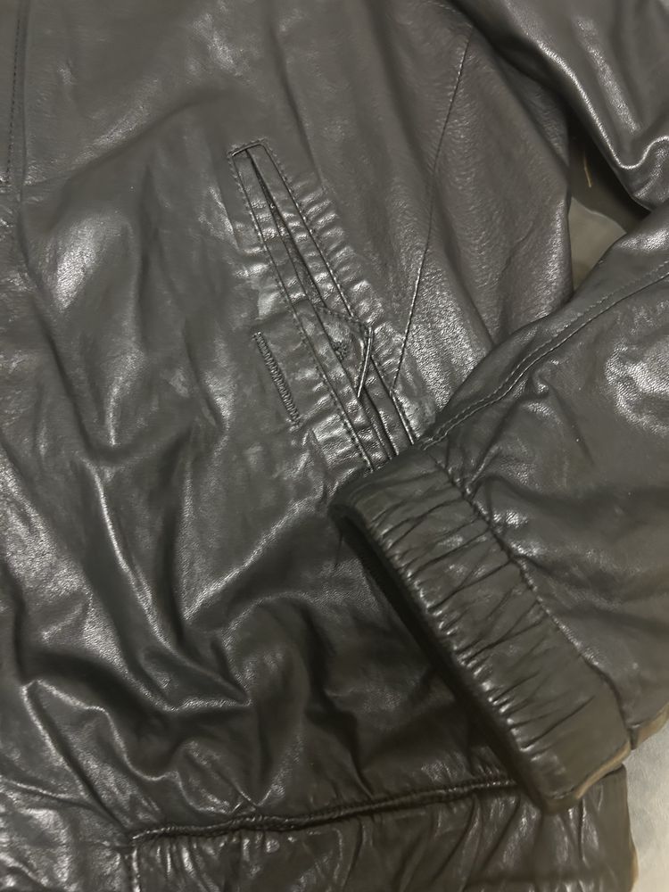 Yves Saint Laurent Yves Saint Laurent Leather Jacket Size US L / EU 52-54 / 3 - 5 Thumbnail