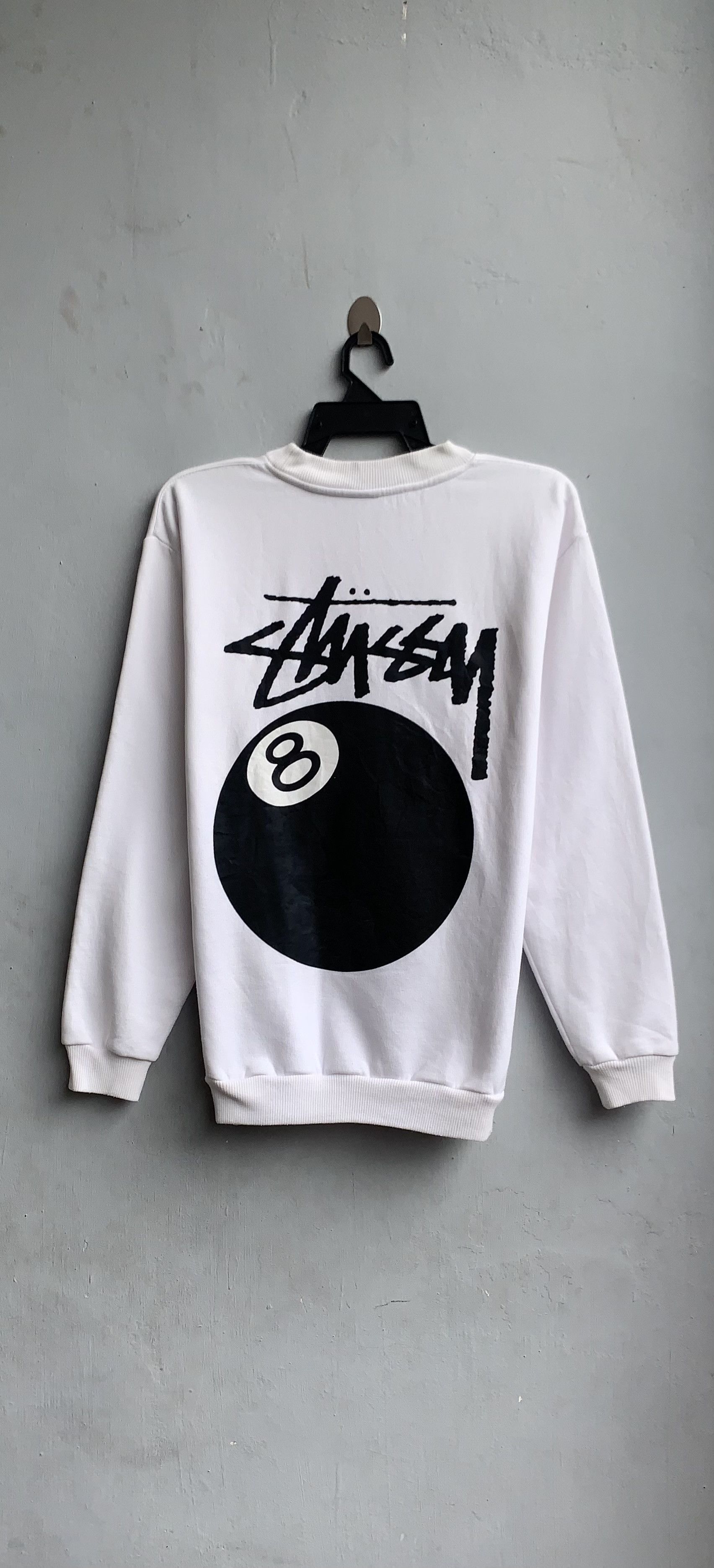 Stussy Stussy 8 Ball Vintage Sweatshirt Size US M / EU 48-50 / 2 - 1 Thumbnail
