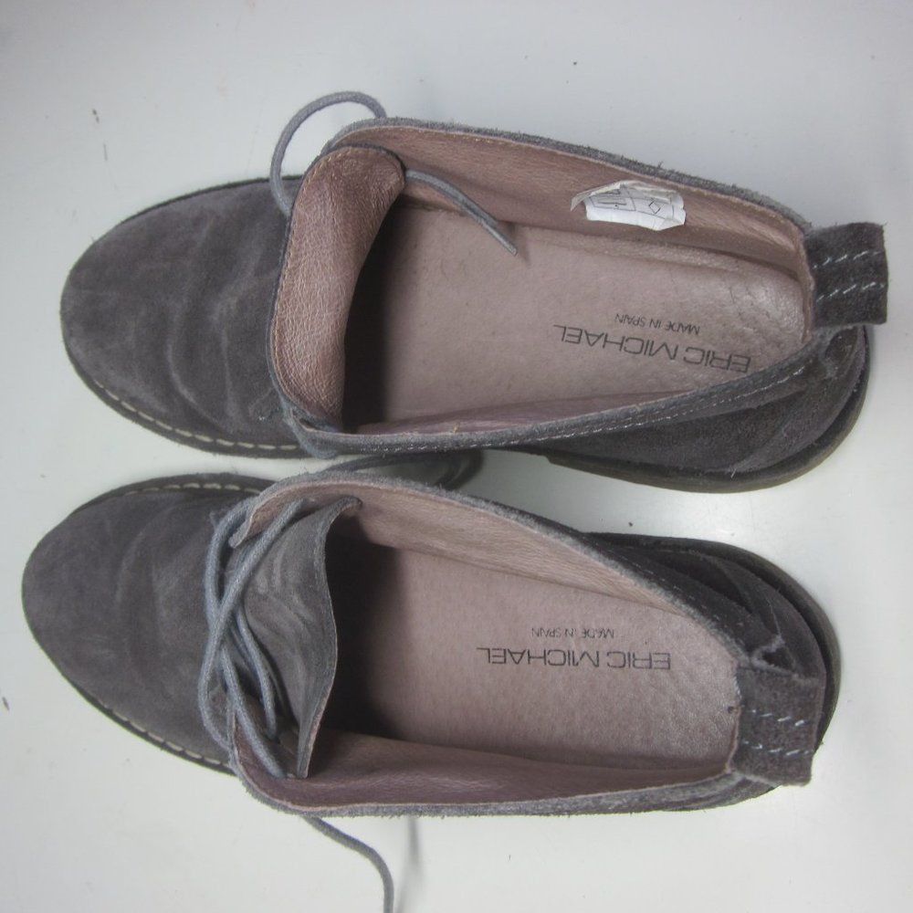 Other Eric Michael Gray Suede Lace Up Booties Size 37 / 6.5 Size US 7 / IT 37 - 9 Thumbnail