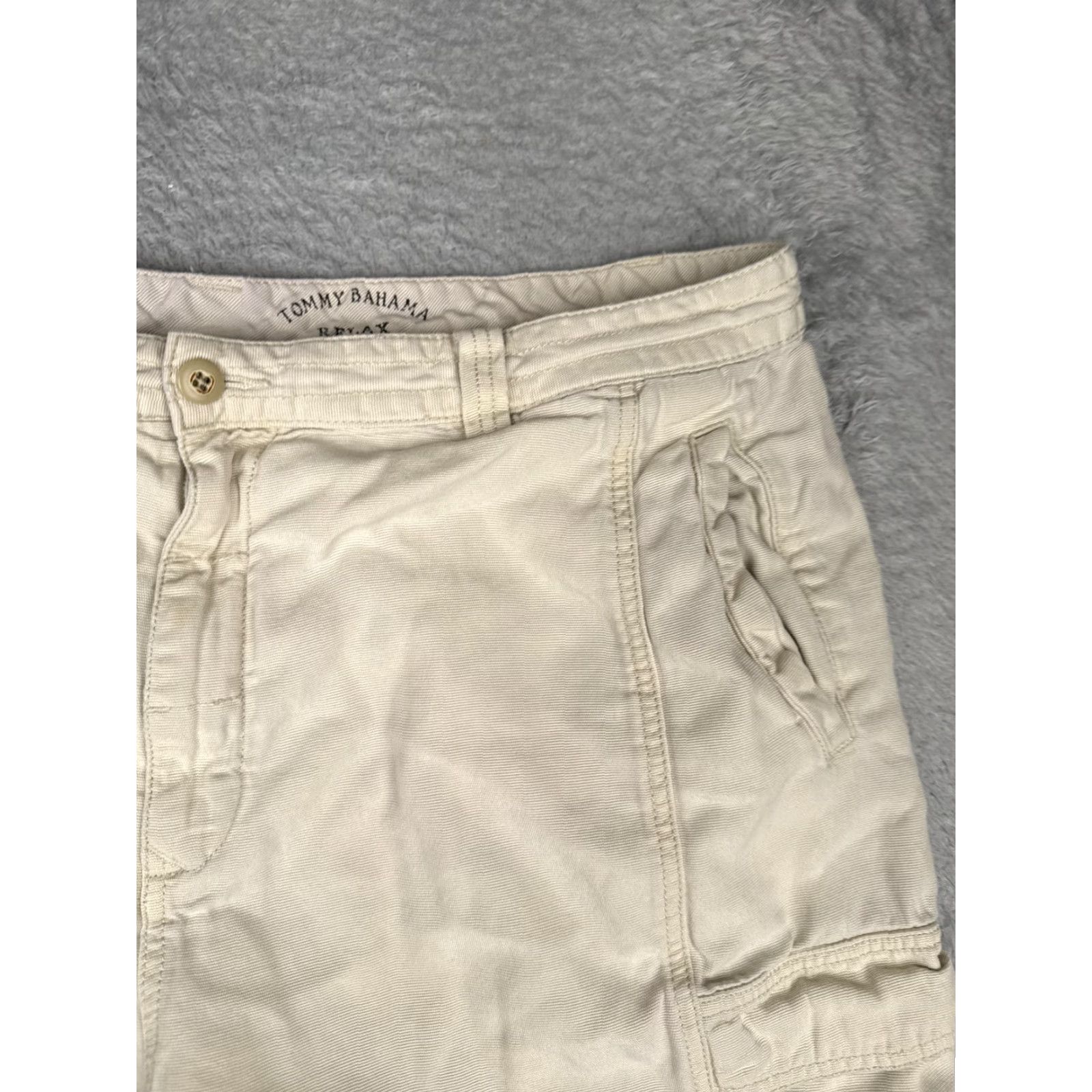 Tommy Bahama Tommy Bahama Shorts Men 40 Khaki Relax Cargo Pockets Zip Fly Tencel Blend Casual Size US 40 / EU 56 - 5 Thumbnail