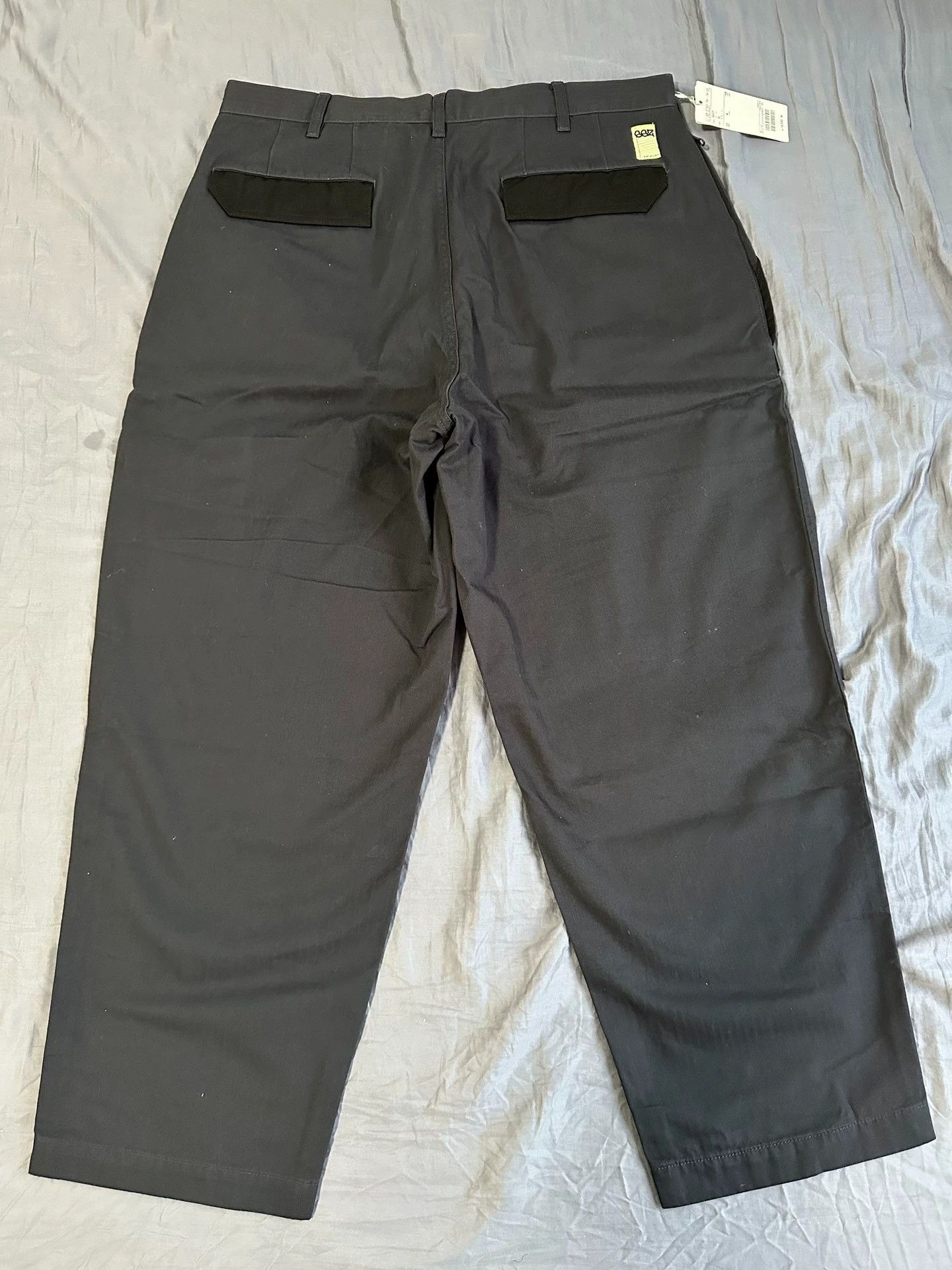 Beams Plus BEAMS SSZ GONIA BAKER Navy & Black Colorblocked Loose Pants Size US 36 / EU 52 - 2 Thumbnail