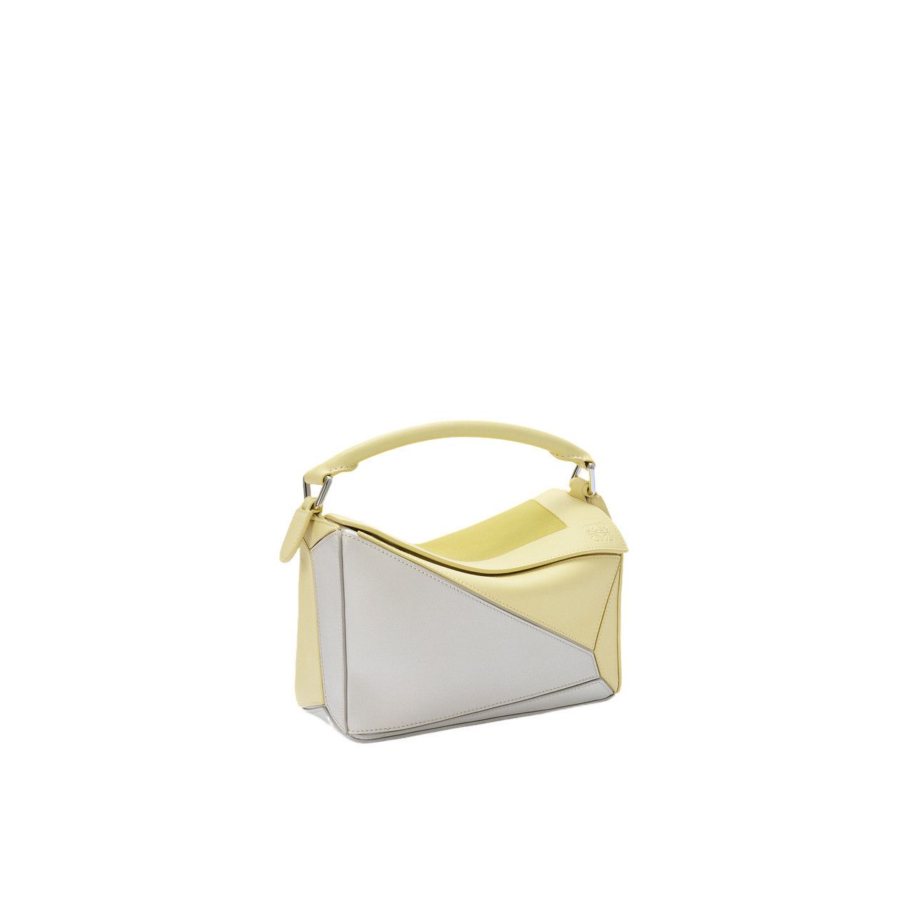 Loewe LOEWE Puzzle Small $4450 Pale Gray/Light Citrine Top Handle Size ONE SIZE - 2 Thumbnail