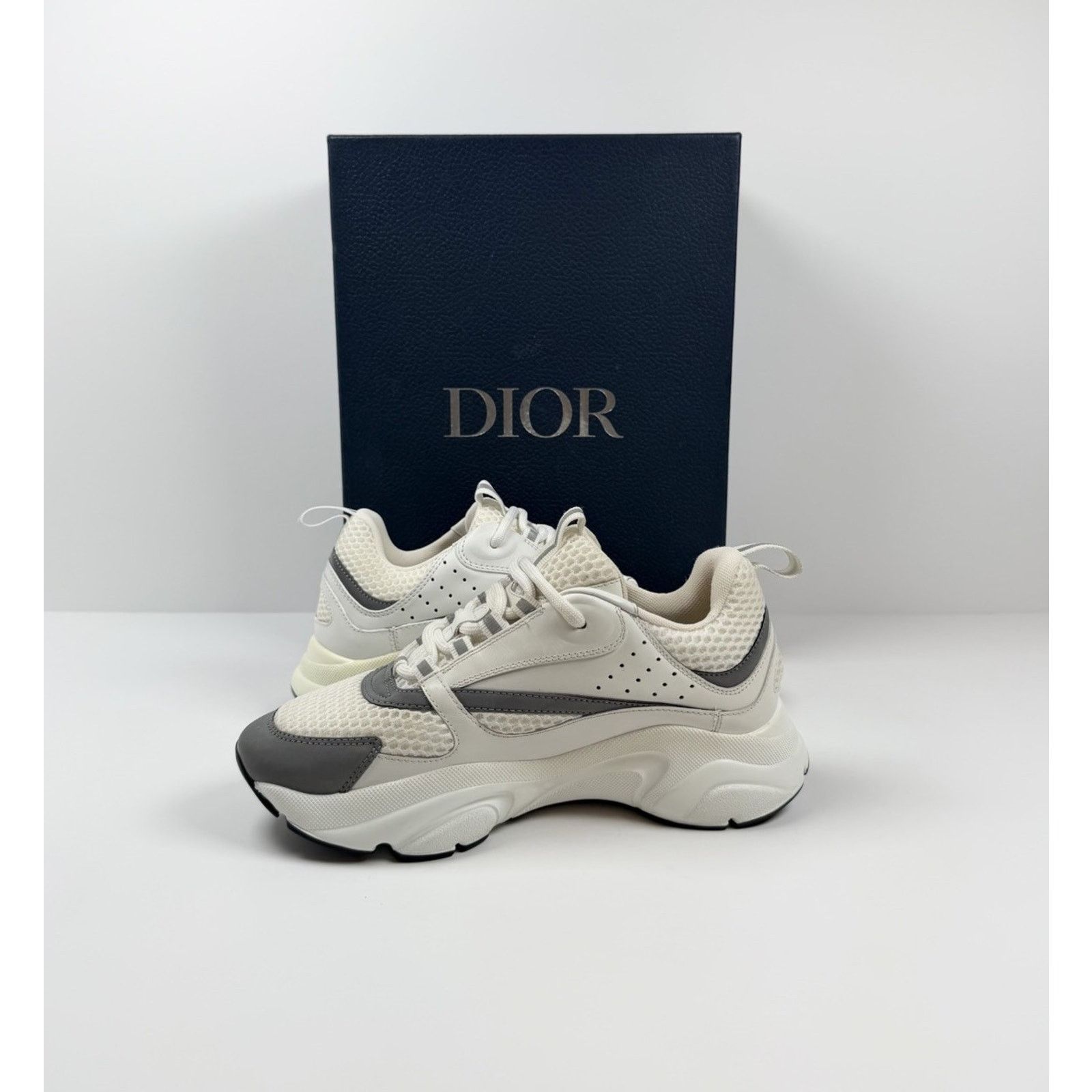 Dior Size 38EU/8W - Dior B22 White Silver NEW! Size US 8 / IT 38 - 6 Thumbnail