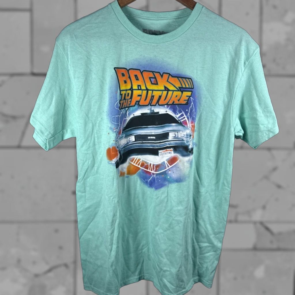 Vintage VINTAGE Back To The Future T-Shirt Mens Size M Blue Graphic Regular Fit Men Size US M / EU 48-50 / 2 - 1 Thumbnail