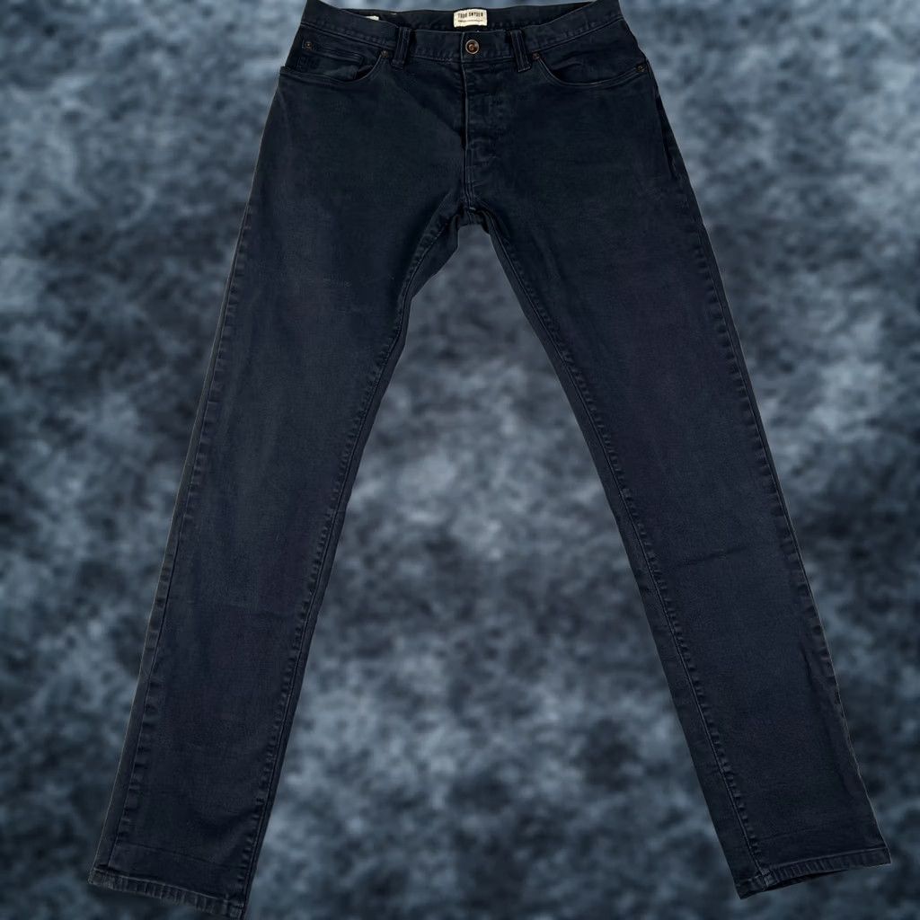 Todd Snyder Todd Snyder Slim Fit Jeans Mens 32x34 Dark Blue Stretch Denim Pants READ Size US 32 / EU 48 - 1 Thumbnail