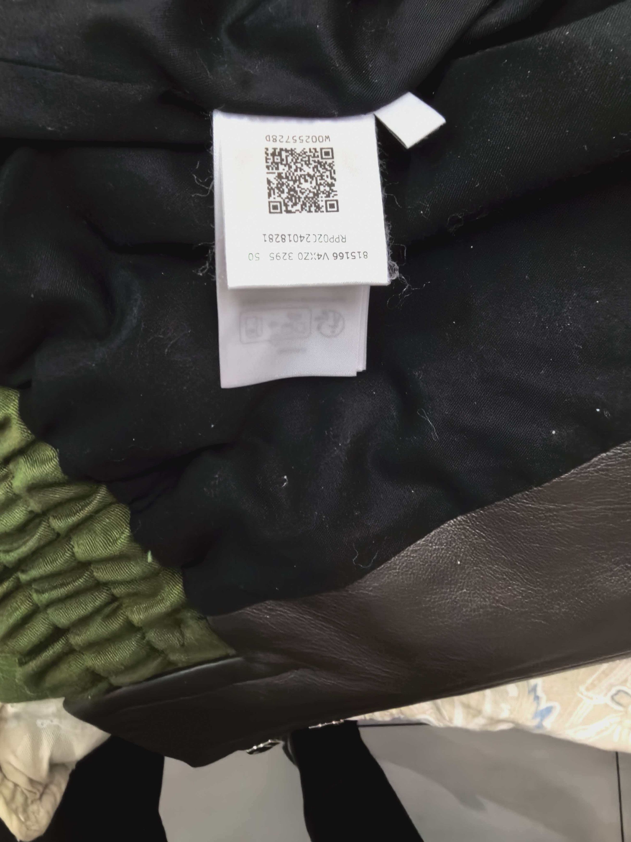 Bottega Veneta blouson jacket green leather Size US L / EU 52-54 / 3 - 2 Thumbnail