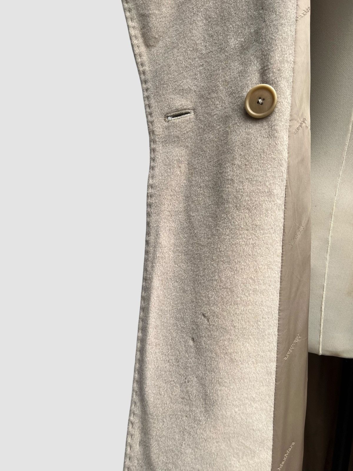 Max Mara Max Mara Double Breasted Cashmere Blend Hooded Coat Size XS / US 0-2 / IT 36-38 - 12 Thumbnail