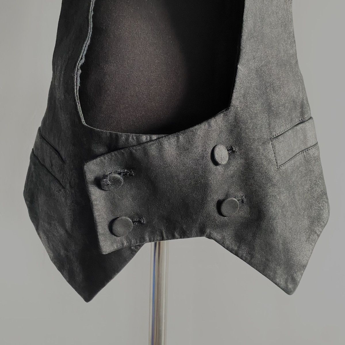 Ann Demeulemeester SS2012 Ann Demeulemeester Leather Sample Vest Holster Size 38R - 8 Thumbnail