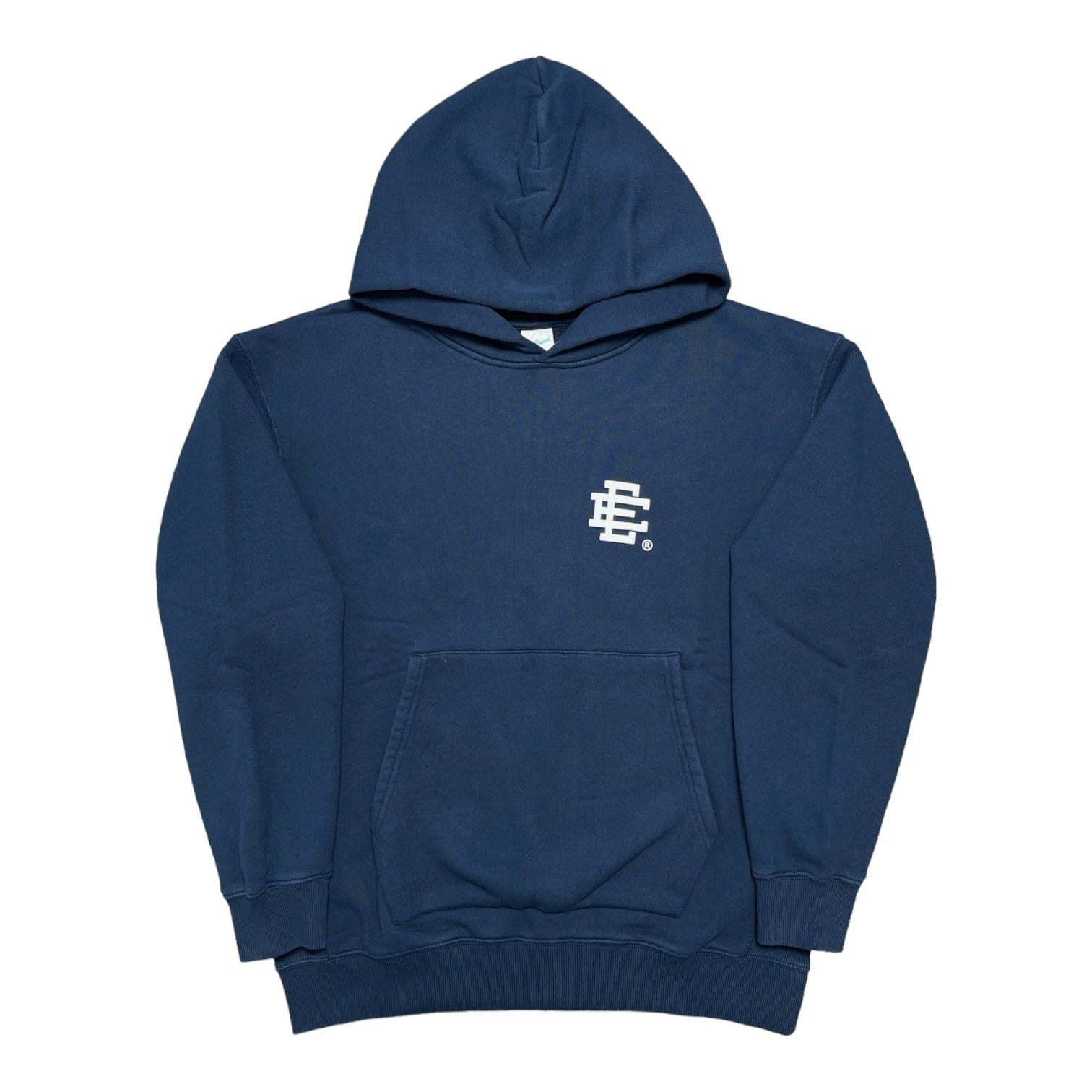 Eric Emanuel EE Basic Hooded Sweatshirt Navy White | Grailed