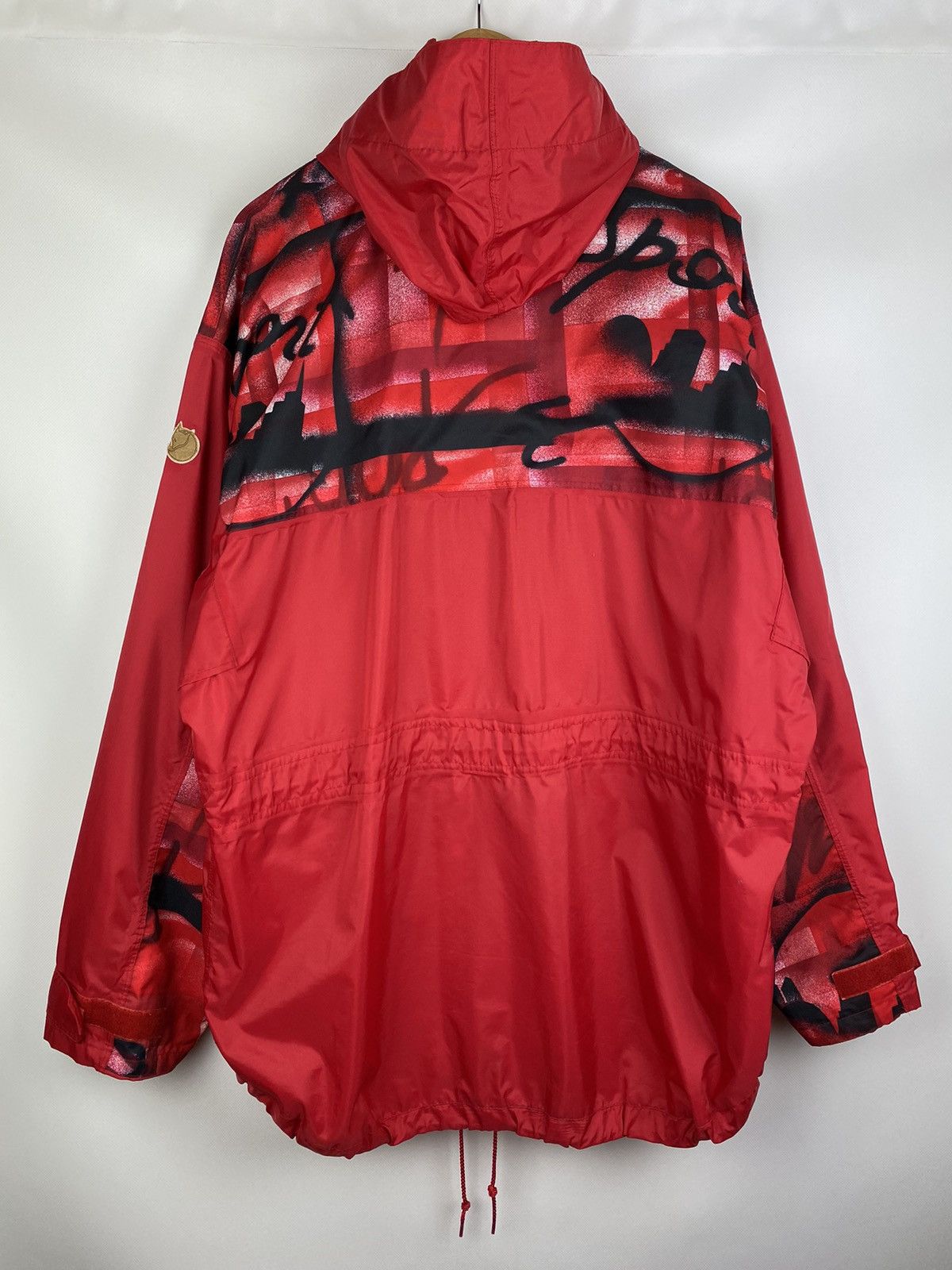 Fjallraven × Vintage Fjallraven vintage overprinted hooded windbreaker jacket Size US L / EU 52-54 / 3 - 14 Thumbnail