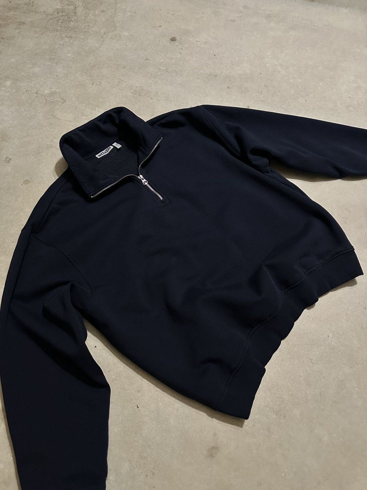 Weekday Weekday Navy Blue Zip Up Size US M / EU 48-50 / 2 - 4 Thumbnail