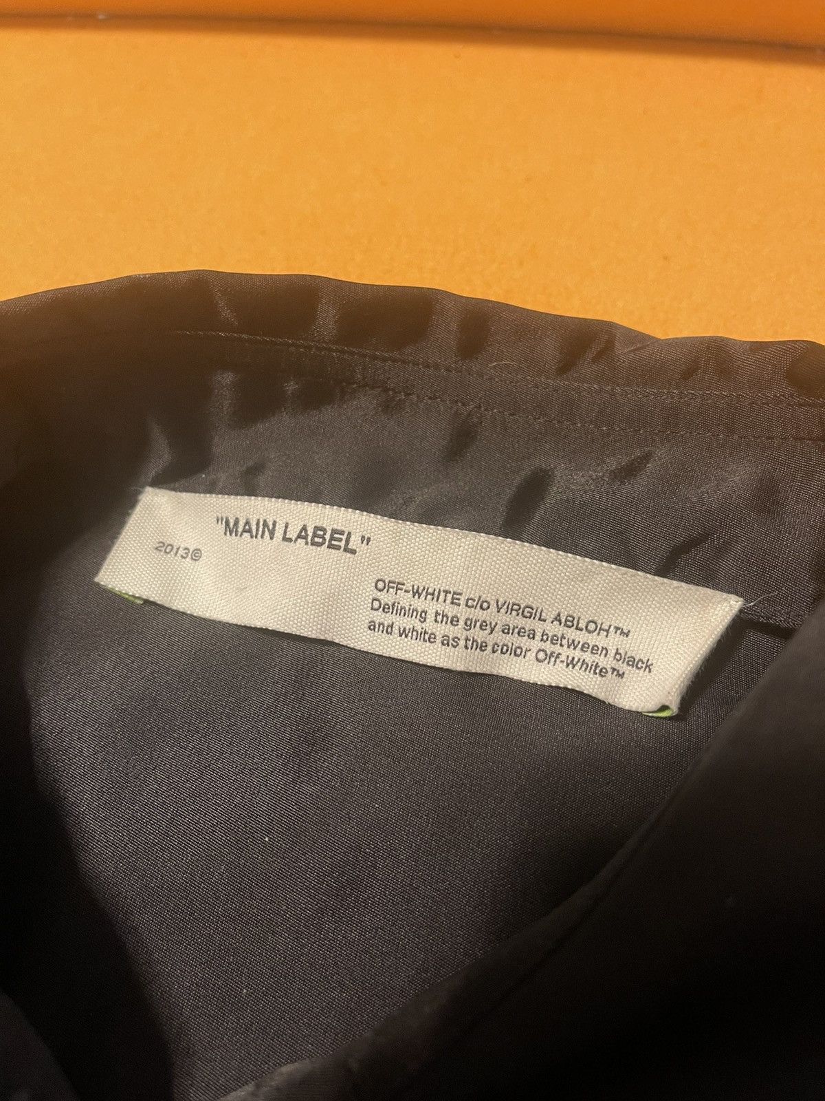 Off-White Off White Virgil Abloh Oversized Graphic Print Dress Shirt Size US XXL / EU 58 / 5 - 4 Thumbnail