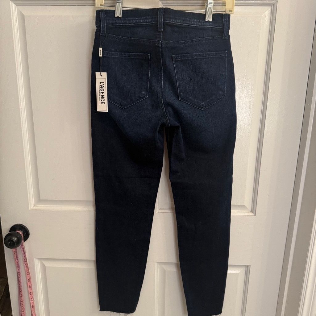 L'AGENCE Women's L'AGENCE Jeans, Size 26, Dark Blue Size 26" / US 2 / IT 38 - 4 Thumbnail