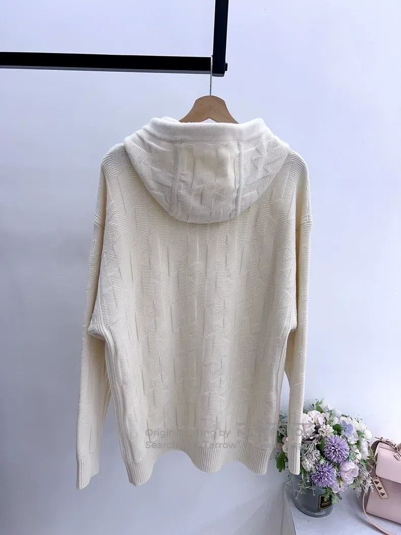 Hermes Hermes Milkshake white sweater Size XS / US 0-2 / IT 36-38 - 2 Thumbnail