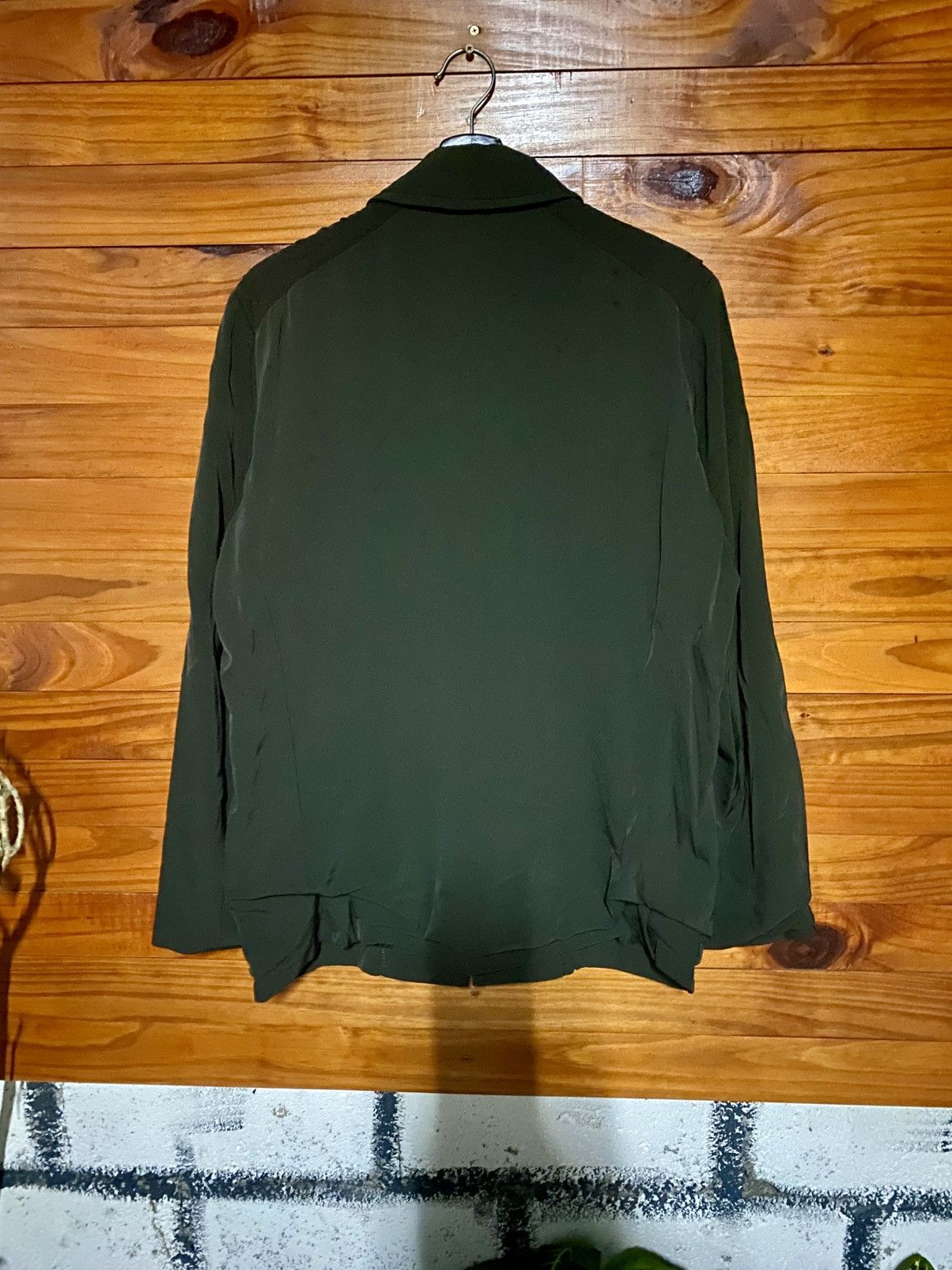 Marithe + Francois Girbaud Vintage Marithé François Girbaud Minimalist Zip Jacket Dark Size US L / EU 52-54 / 3 - 8 Thumbnail