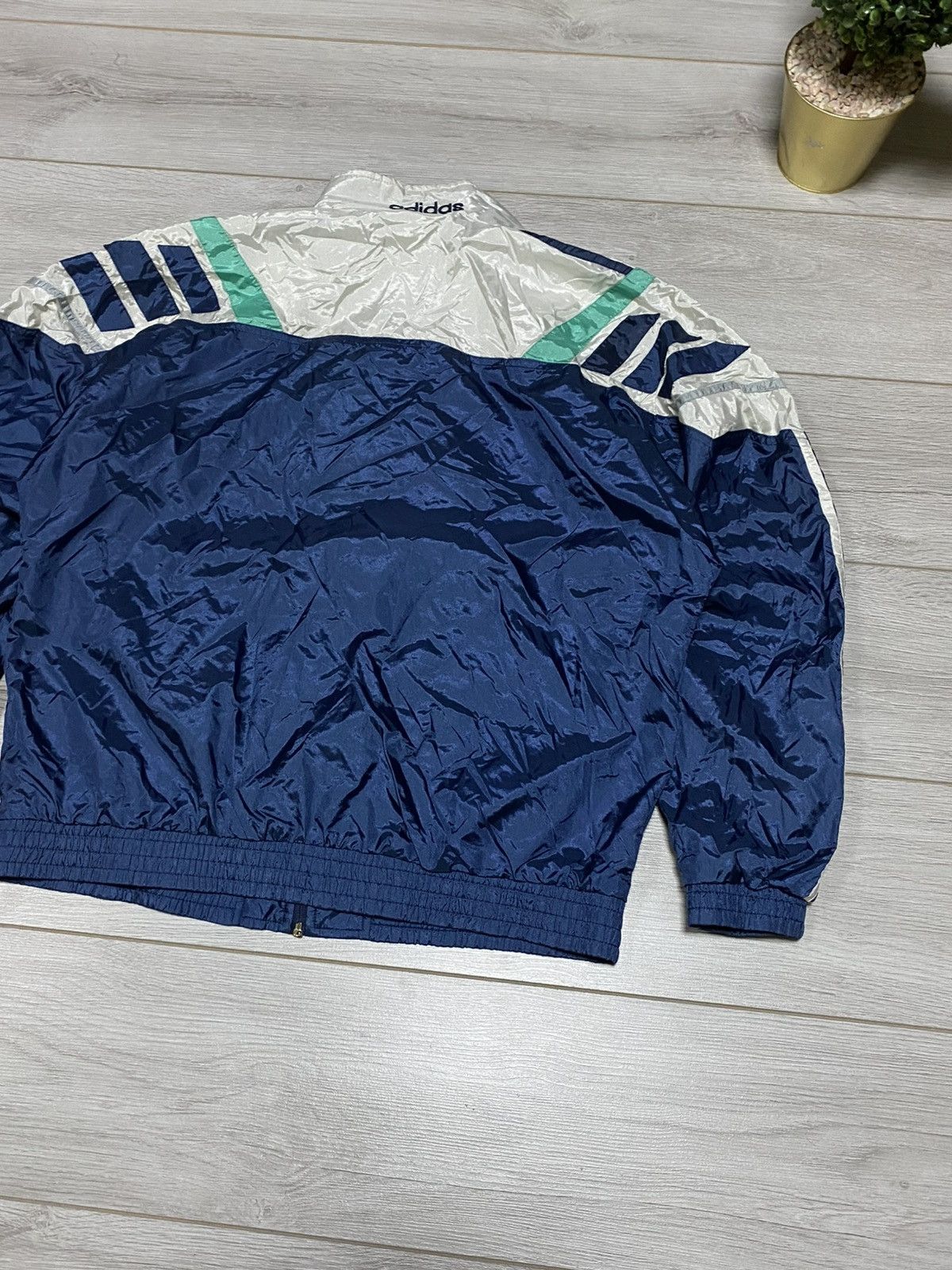 Adidas Adidas vintage track suit zip patterns 90s pants jacket Size US L / EU 52-54 / 3 - 13 Thumbnail