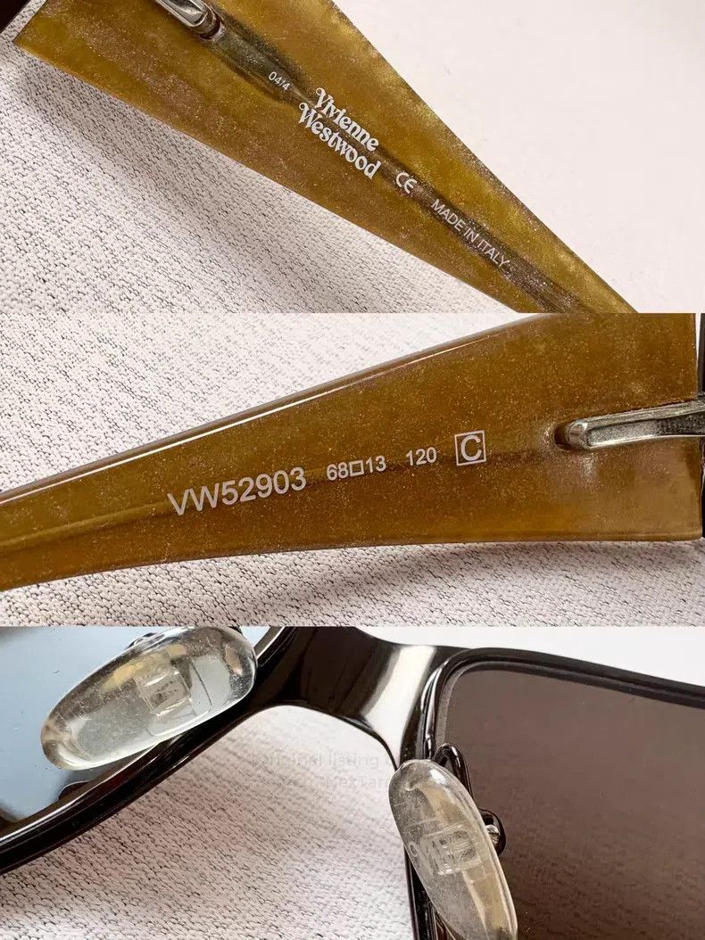 Vivienne Westwood Vivienne Westwood Crystal brown headband sunglasses Size ONE SIZE - 5 Thumbnail