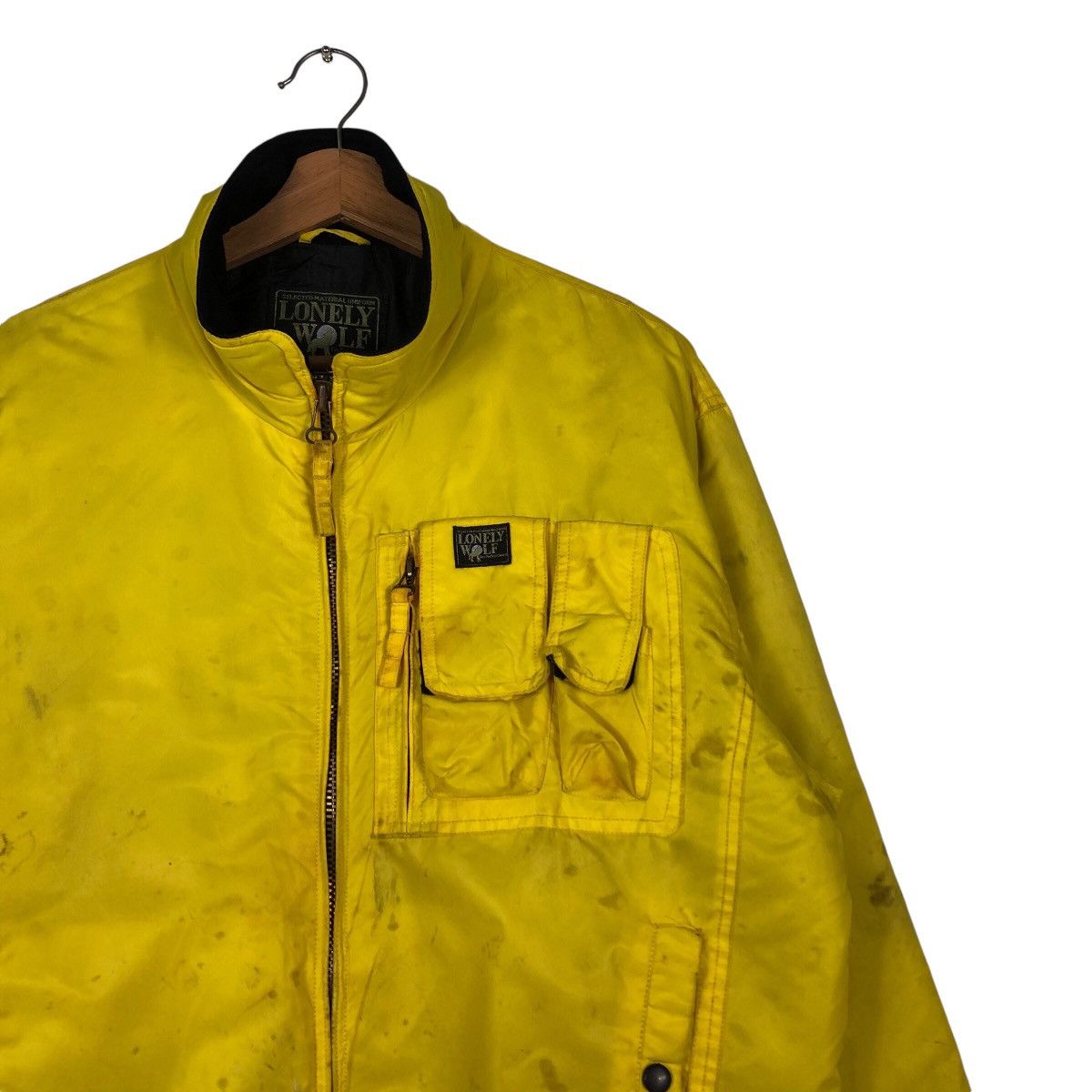 Japanese Brand 📌Vintage Bomber Jacket Lonely Wolf Utility Design Bondage Size US L / EU 52-54 / 3 - 7 Thumbnail