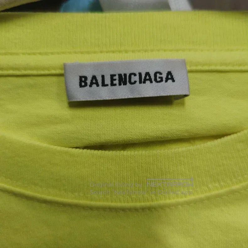 Balenciaga Balenciaga Neon Yellow-Green Short-Sleeve T-Shirt Size US M / EU 48-50 / 2 - 3 Thumbnail
