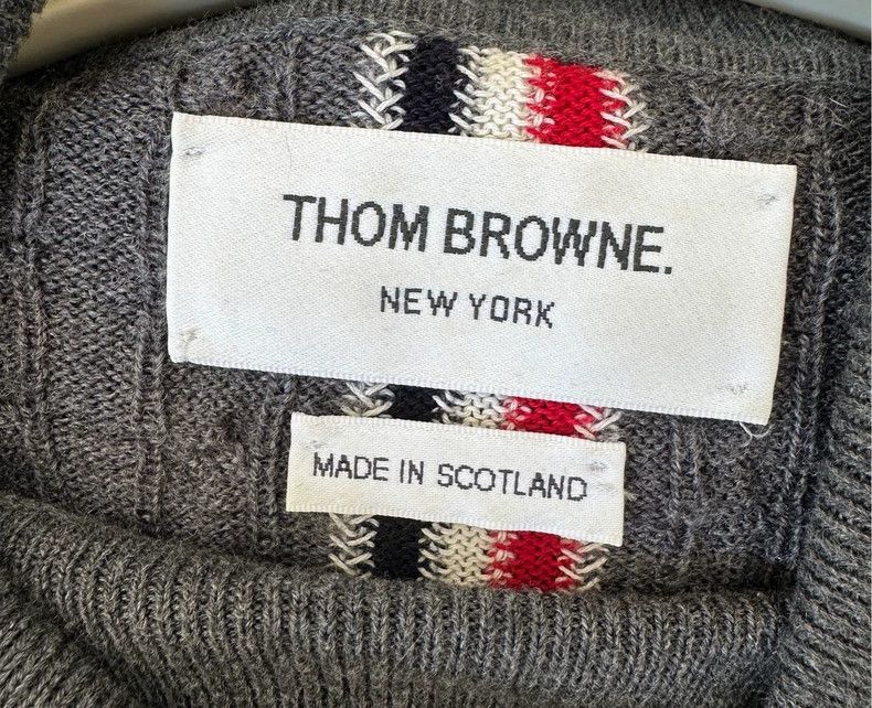 Thom Browne Thom Browne Classic striped wool sweater Size US XXL / EU 58 / 5 - 3 Thumbnail