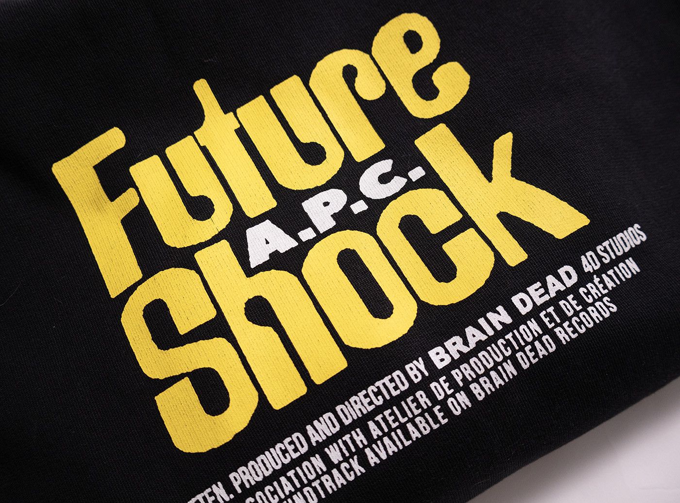 A.P.C. × Brain Dead A.P.C. x Brain Dead Future Shock Hoodie Black Size S Size US S / EU 44-46 / 1 - 2 Thumbnail
