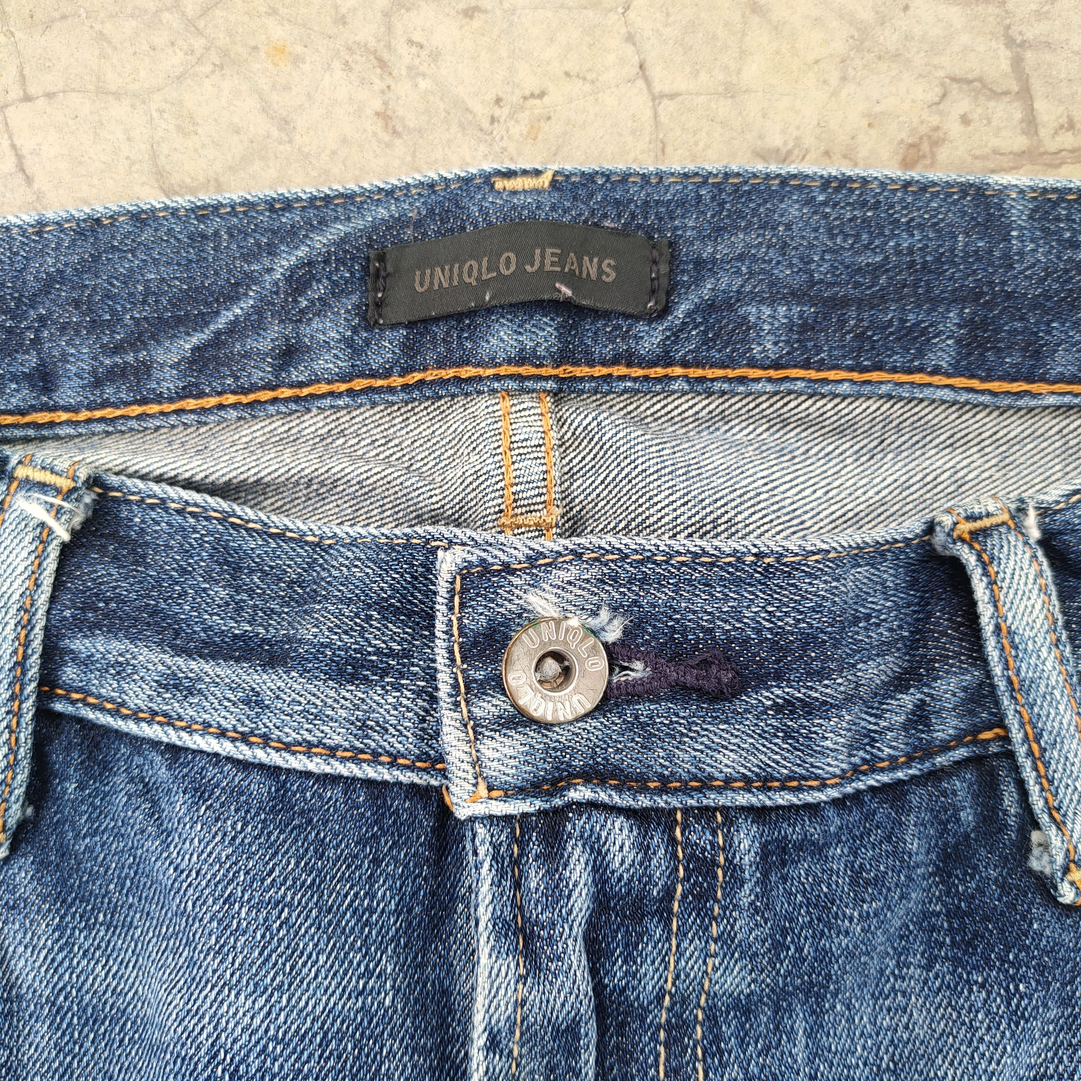 Japanese Brand × Jean × Vintage VINTAGE JAPANESE FADED RIPPED JEANS DENIM PANTS Size US 37 - 6 Thumbnail