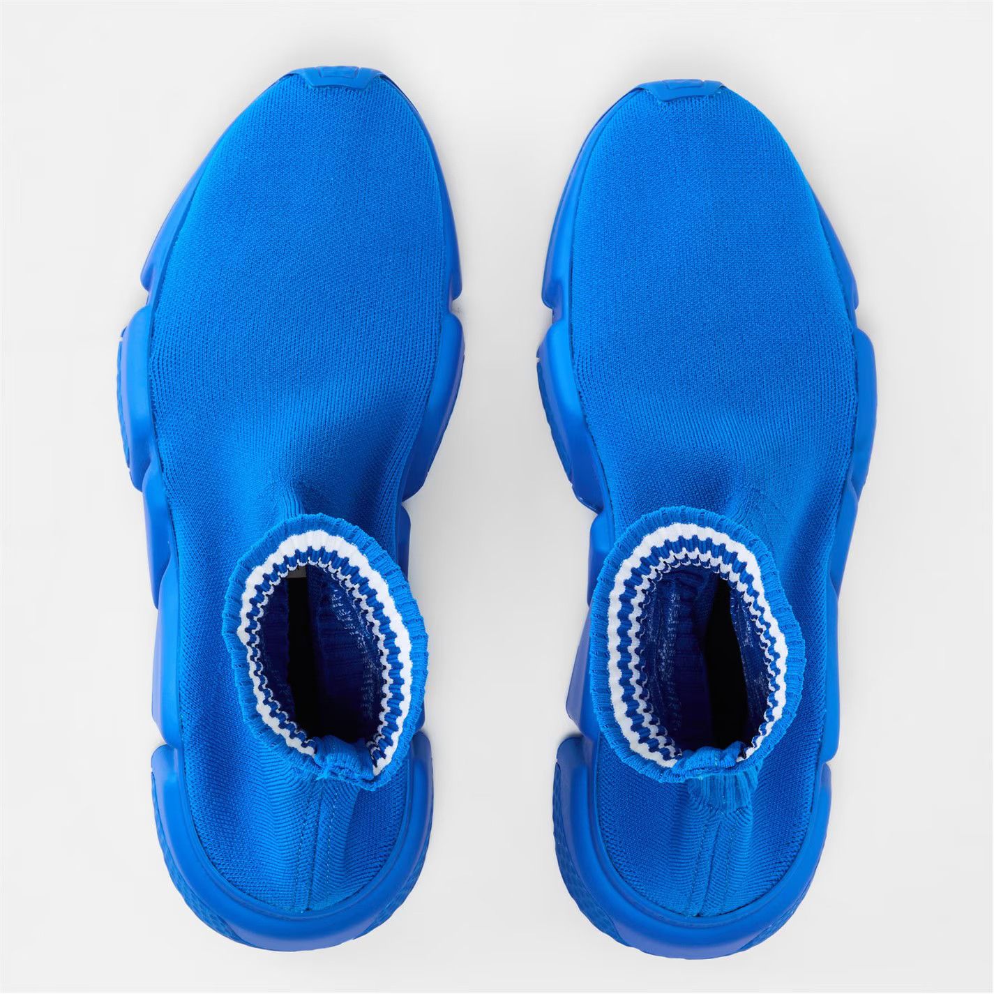 Adidas × Balenciaga o1g2r1mq0226 Speed Trainers In Blue/White Size US 10 / EU 43 - 4 Thumbnail