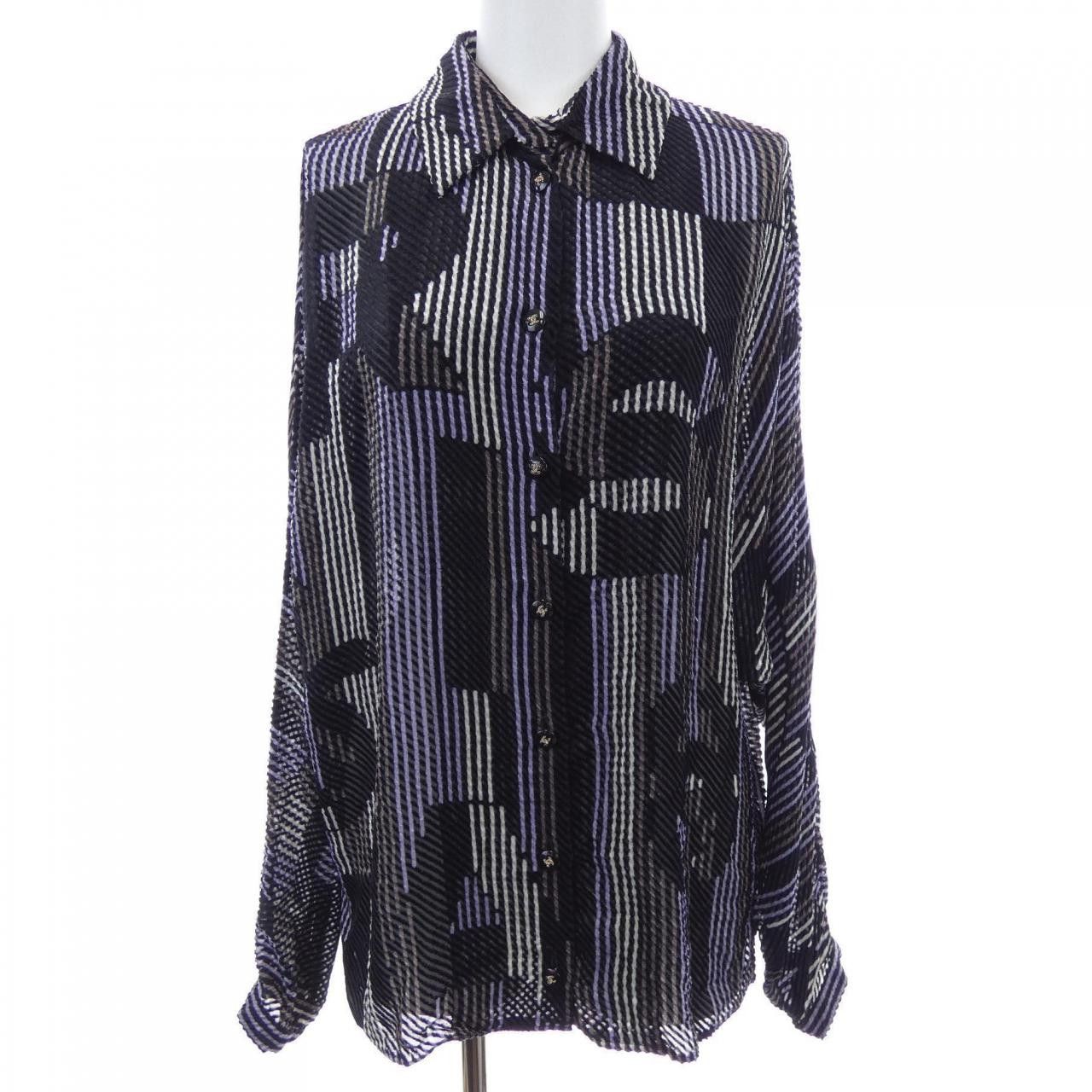 Chanel Chanel Chanel P75476V67175 Shirt Textile Tops P75476V67175 DUTY FREE for USA Size ONE SIZE - 1 Thumbnail